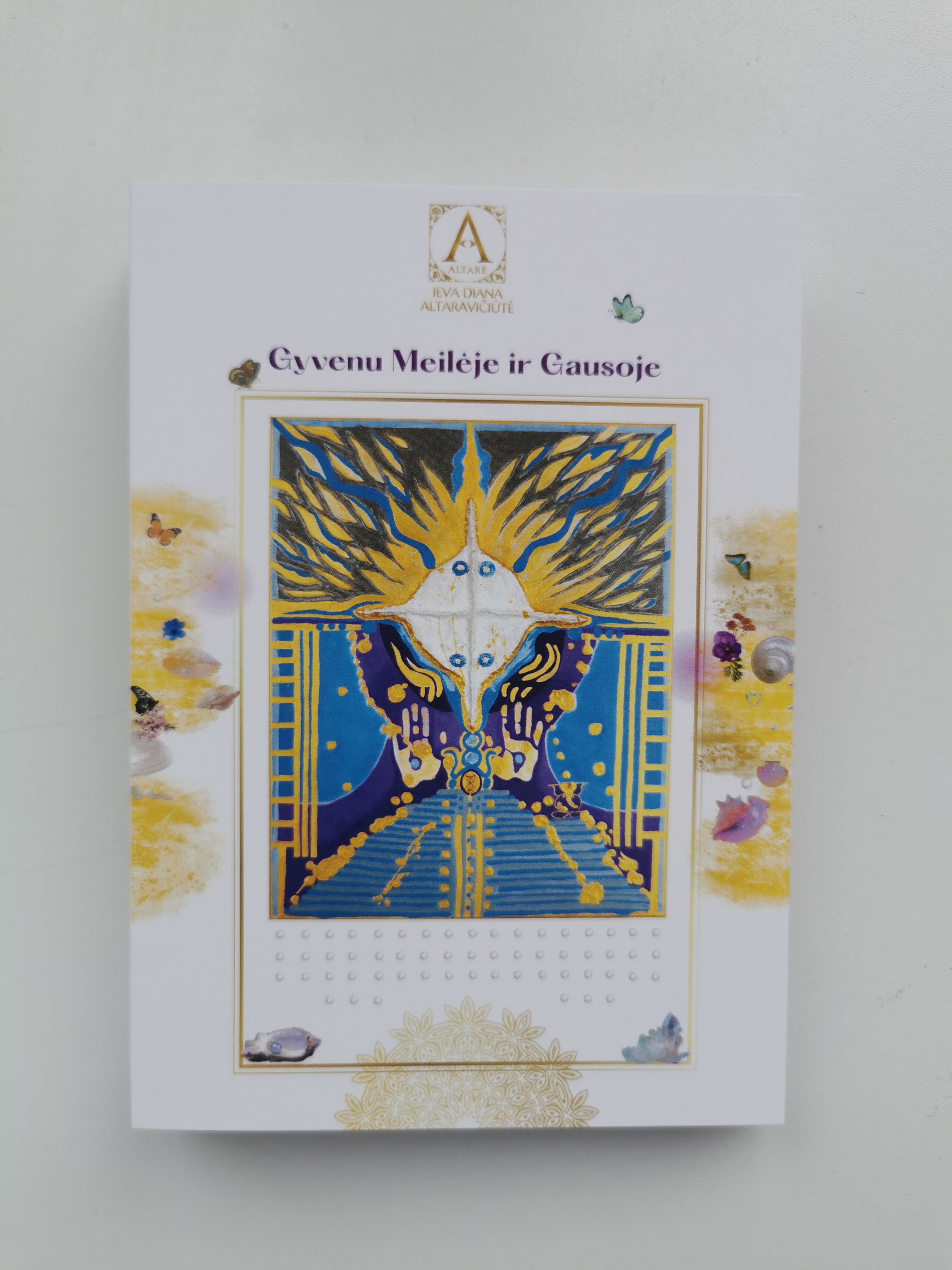 Atvirutė neatverčiama "Gyvenu Meilėje ir Gausoje" 8vnt.