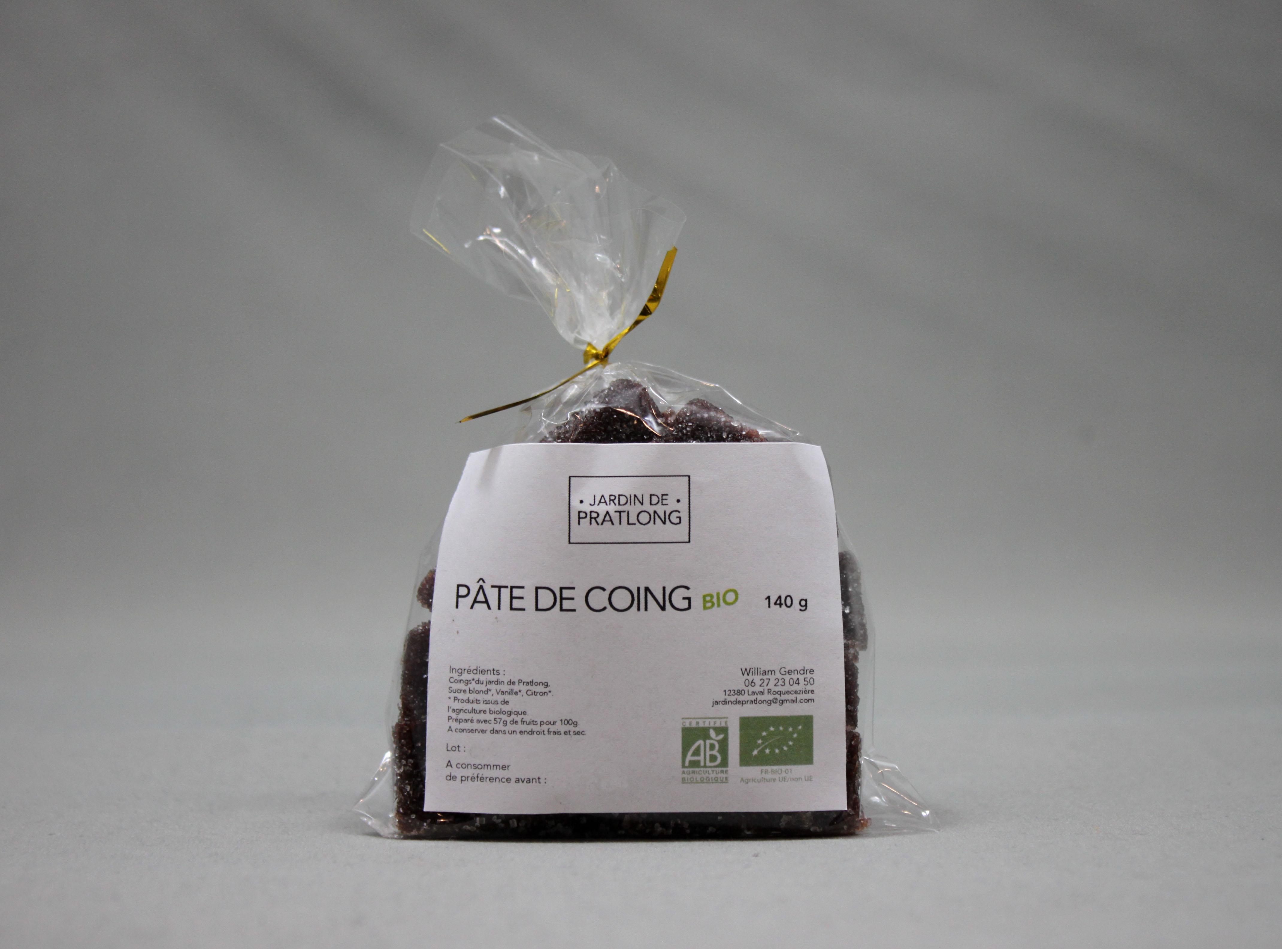 Pâte de Coing BIO