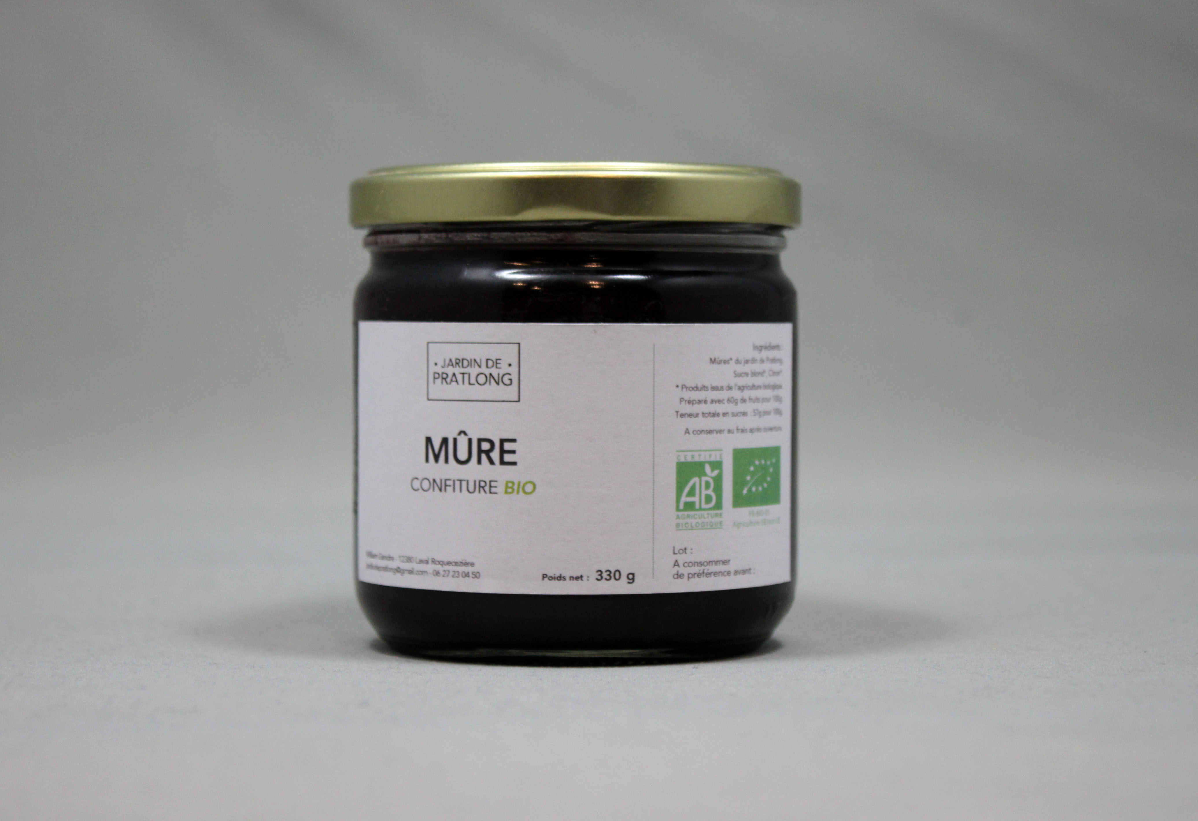 Confiture de Mûres BIO