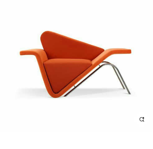 Modern Orange Lounge Chair