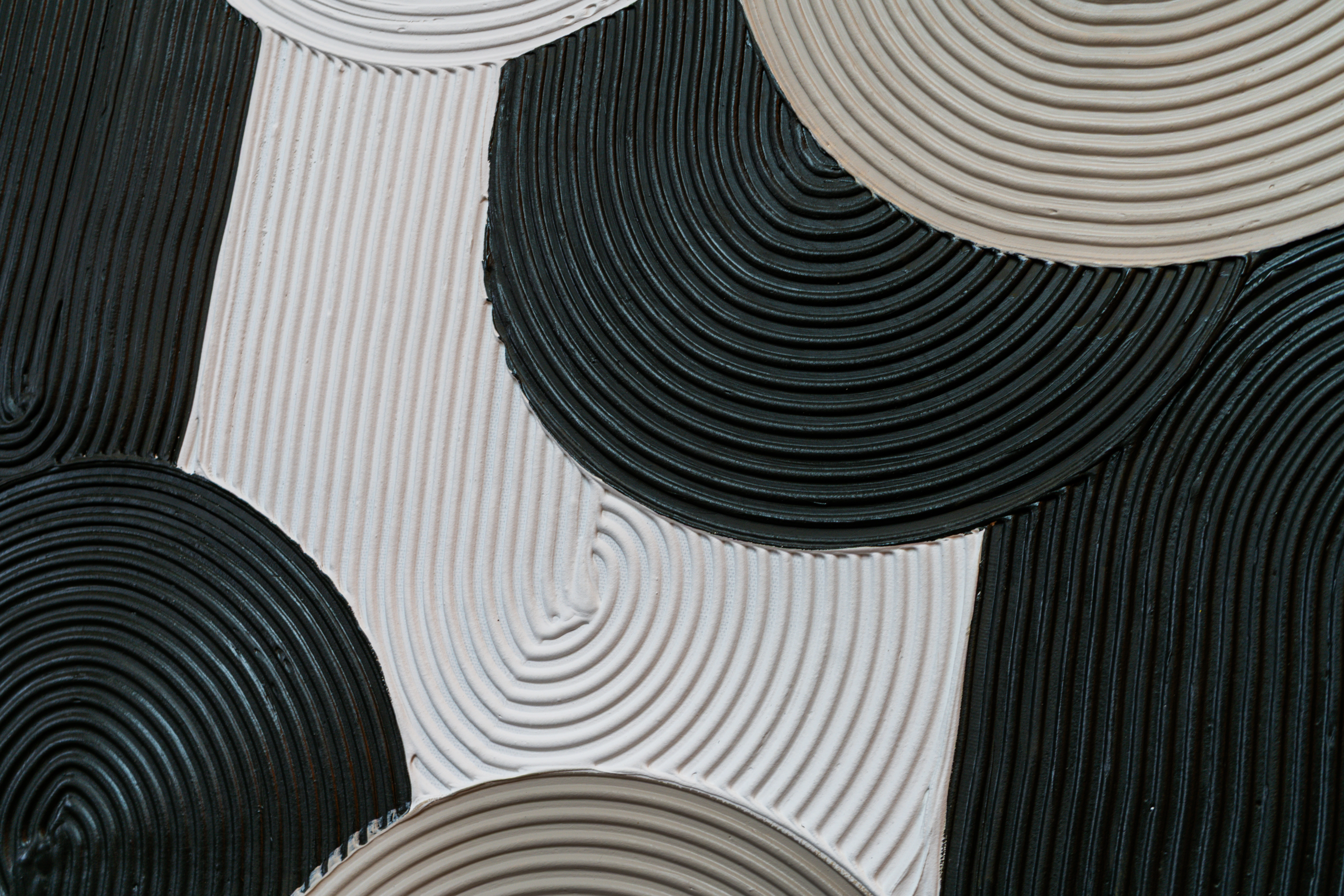 équilibre en noir et blanc