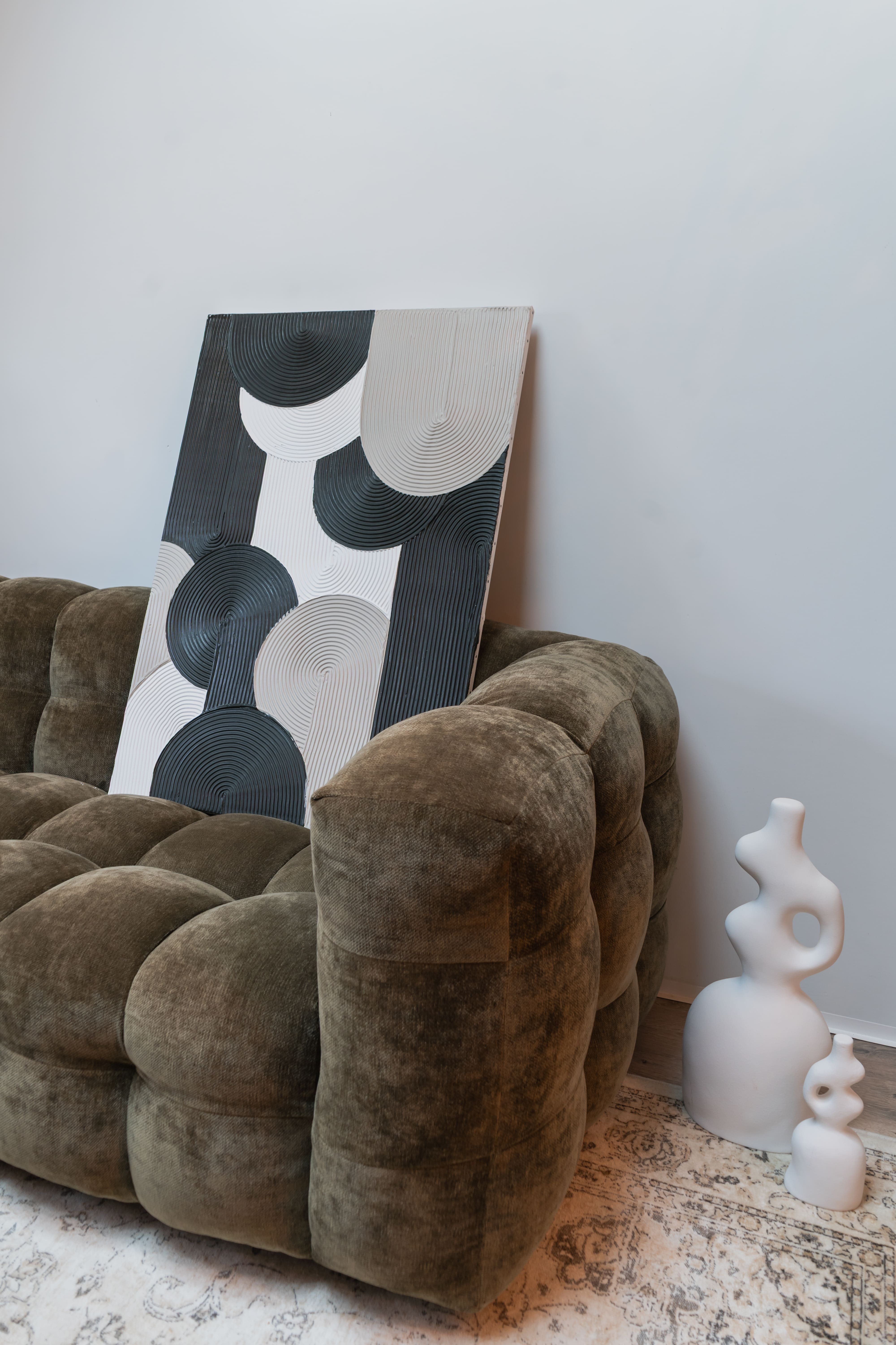 équilibre en noir et blanc