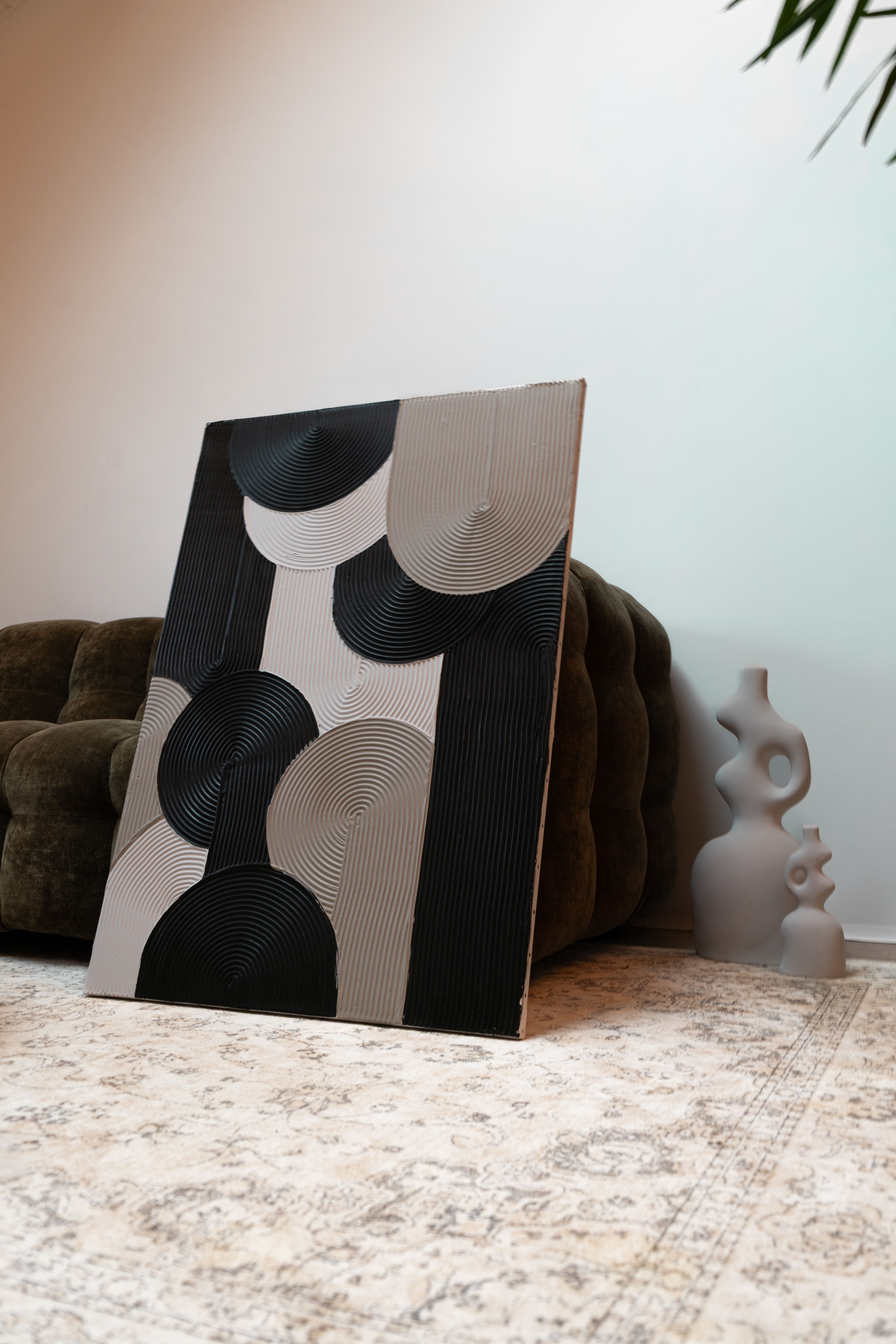 équilibre en noir et blanc