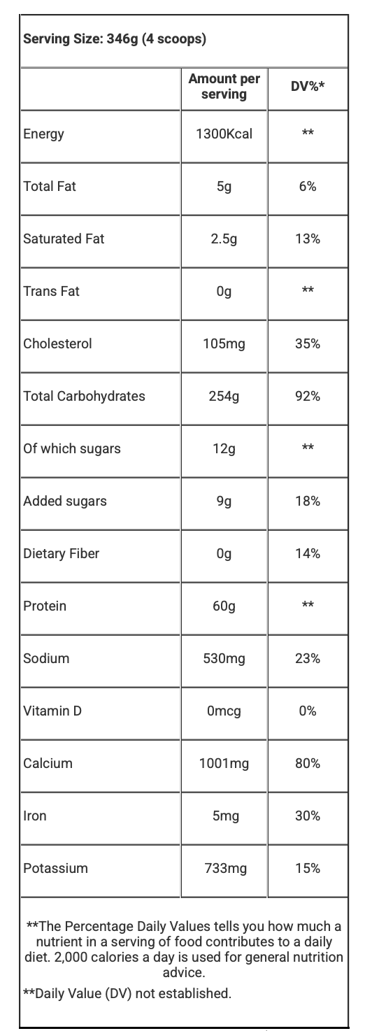 Sporter High-Protein Mass Gainer