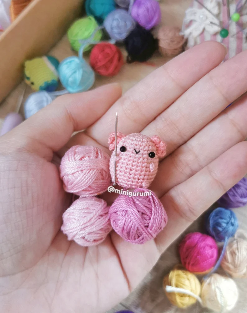 Baby Axolotl Pattern