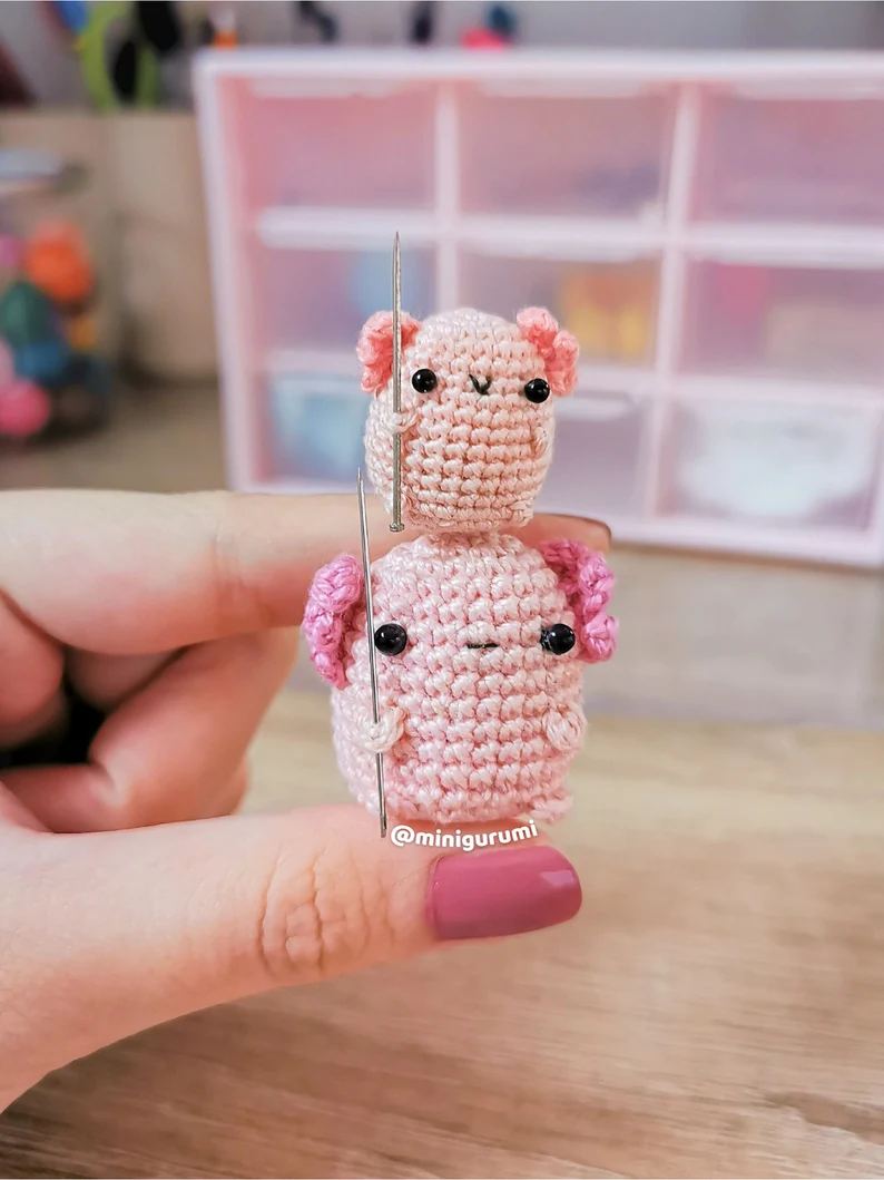 Baby Axolotl Pattern