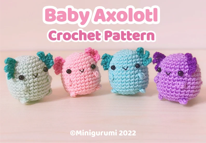 Baby Axolotl Pattern
