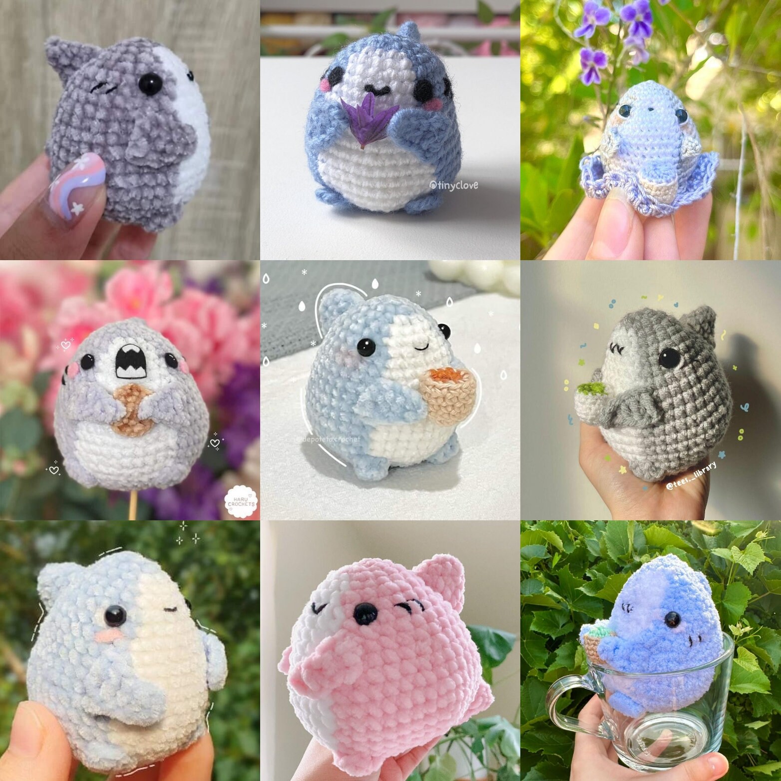 Sharkito the Shark Pattern