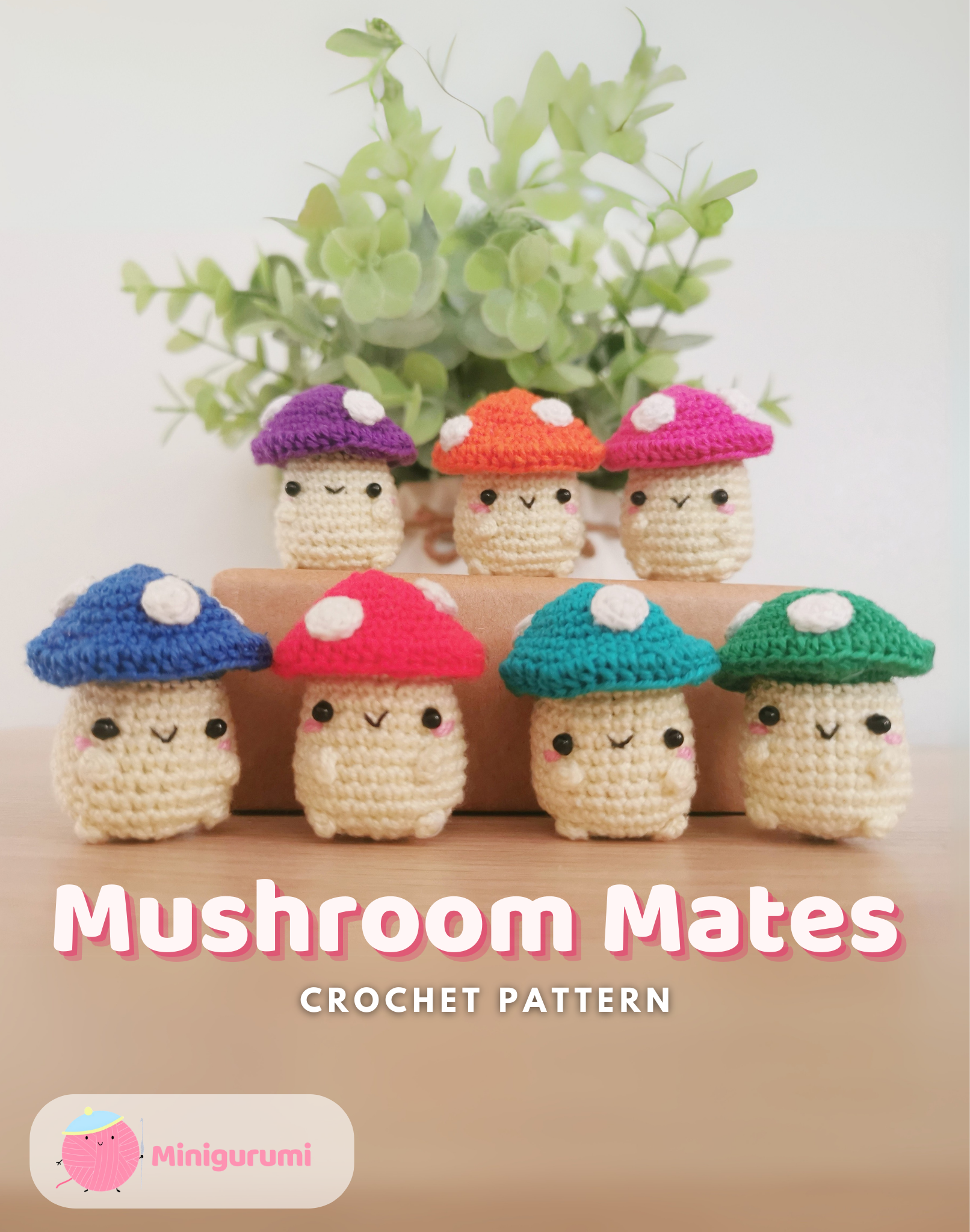 Mushroom Mates Crochet Pattern