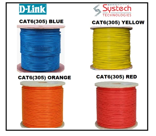 Cat6 Ethernet Cables - Multiple Colors