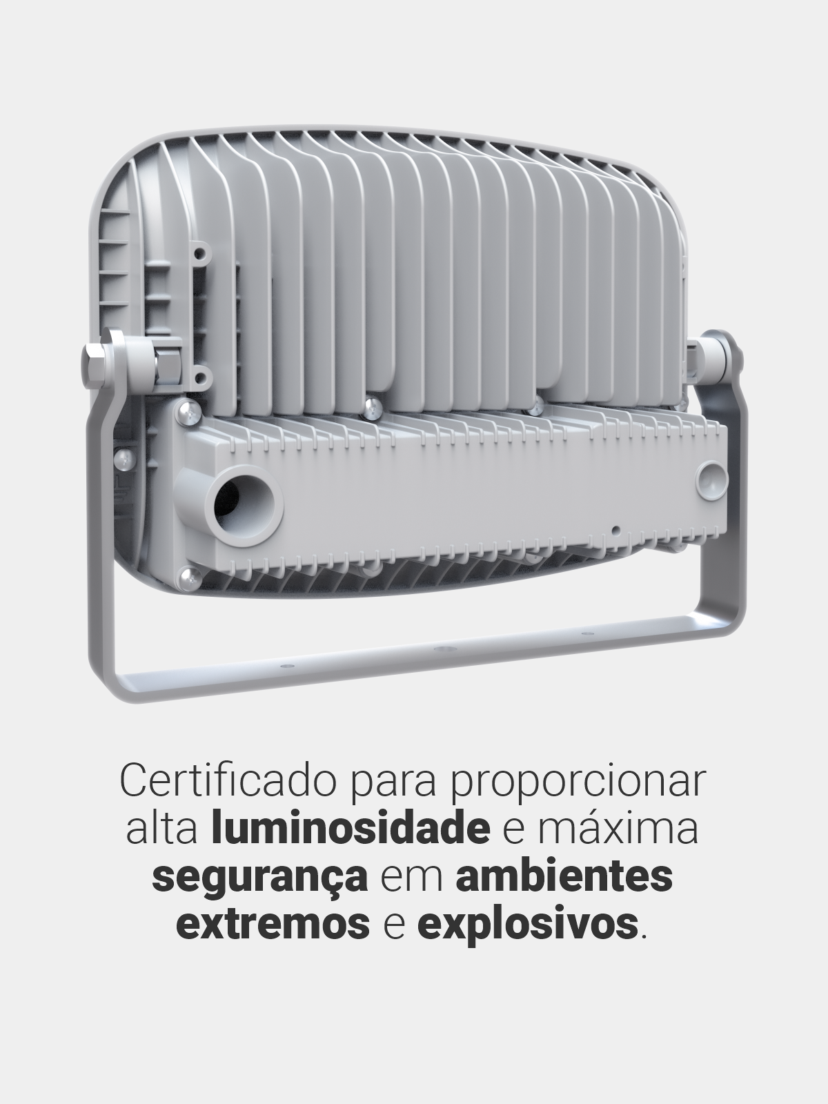 Aparelho de Iluminação de LED Industrial 150W 5000K COB ZL 5607 EX - Isentos sem IE