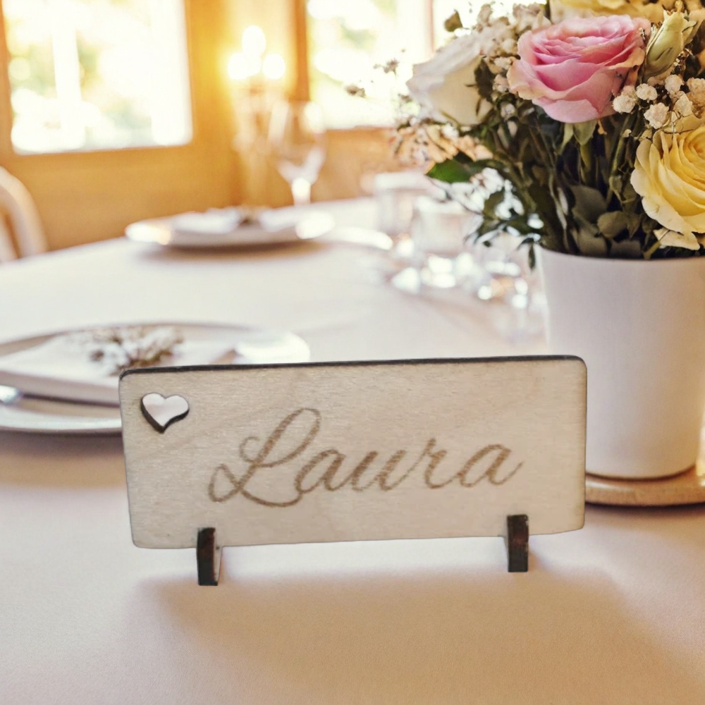 Marque place personnalisé (Lot de 10 articles)