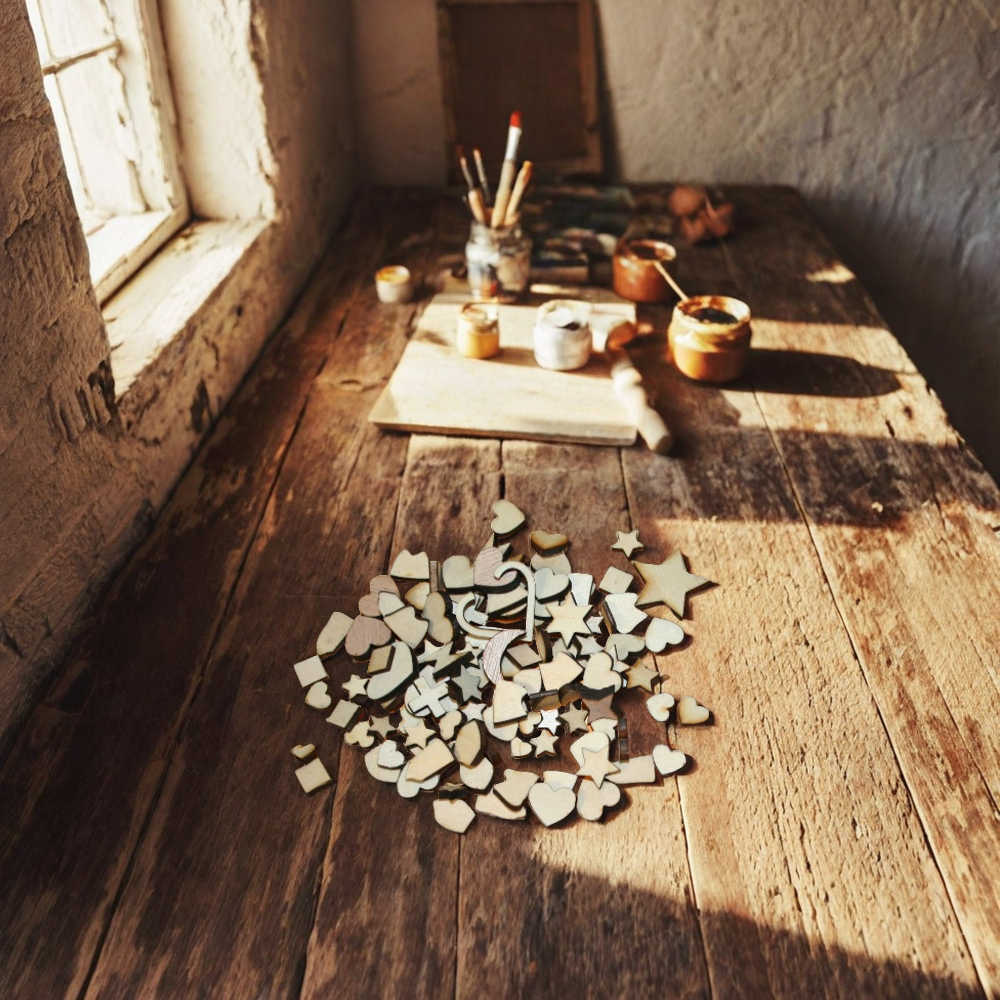 Vrac de formes diverses pour scrapbooking, loisirs créatifs 