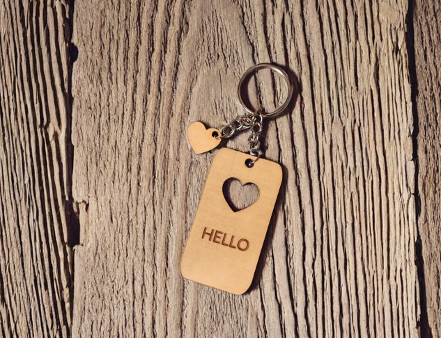 Porte-clé " Cœur " 