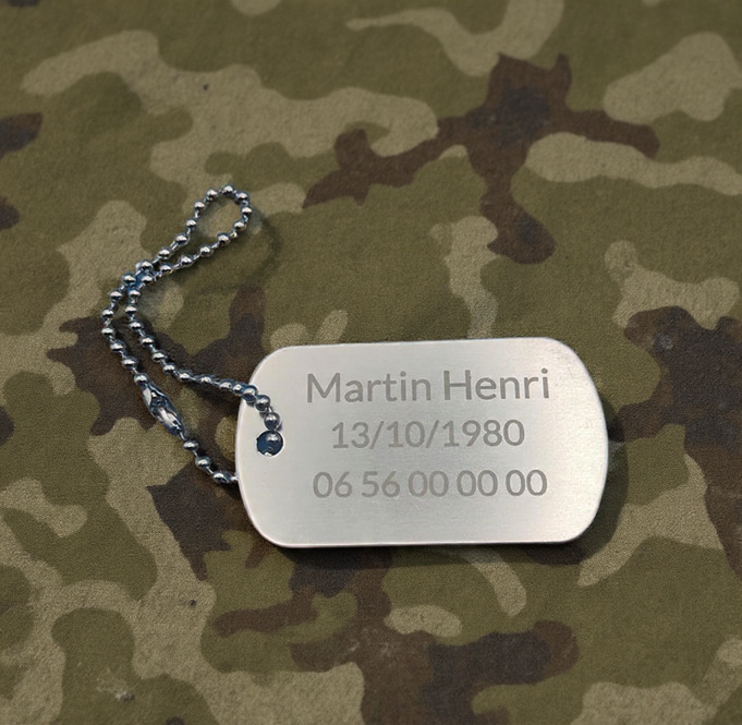 Plaque "Militaire US"