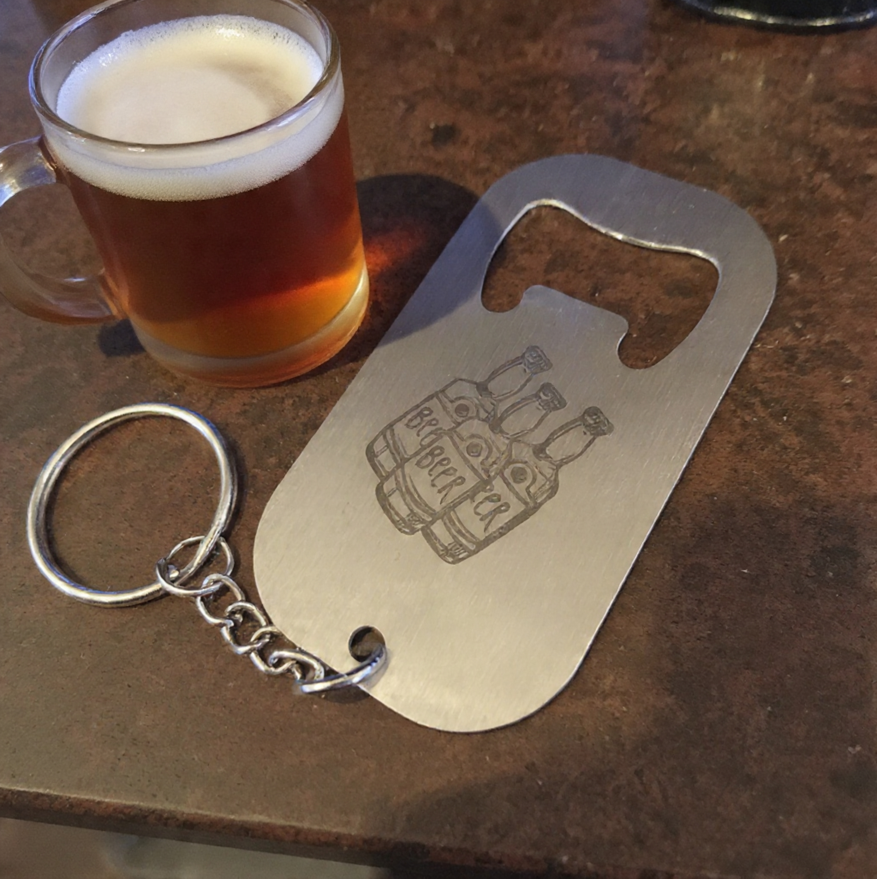 Porte-clé décapsuleur