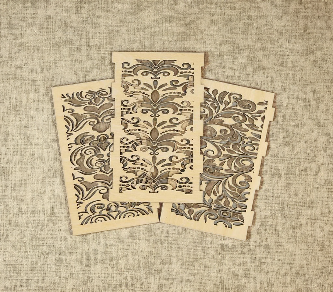  Panneaux  pour lanterne déco "Arabesque"