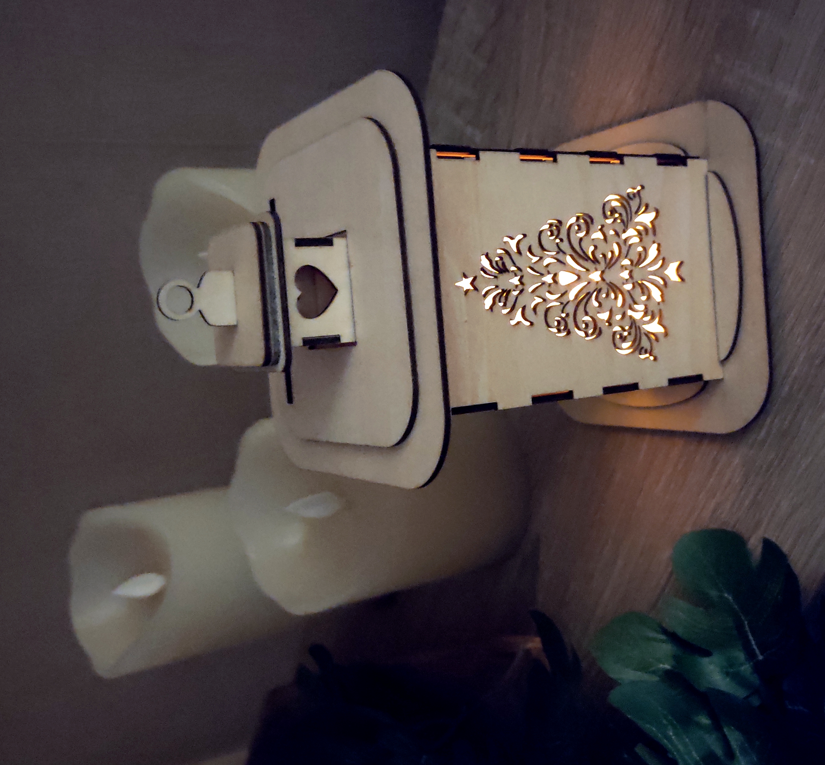 Lanterne déco "Noël"