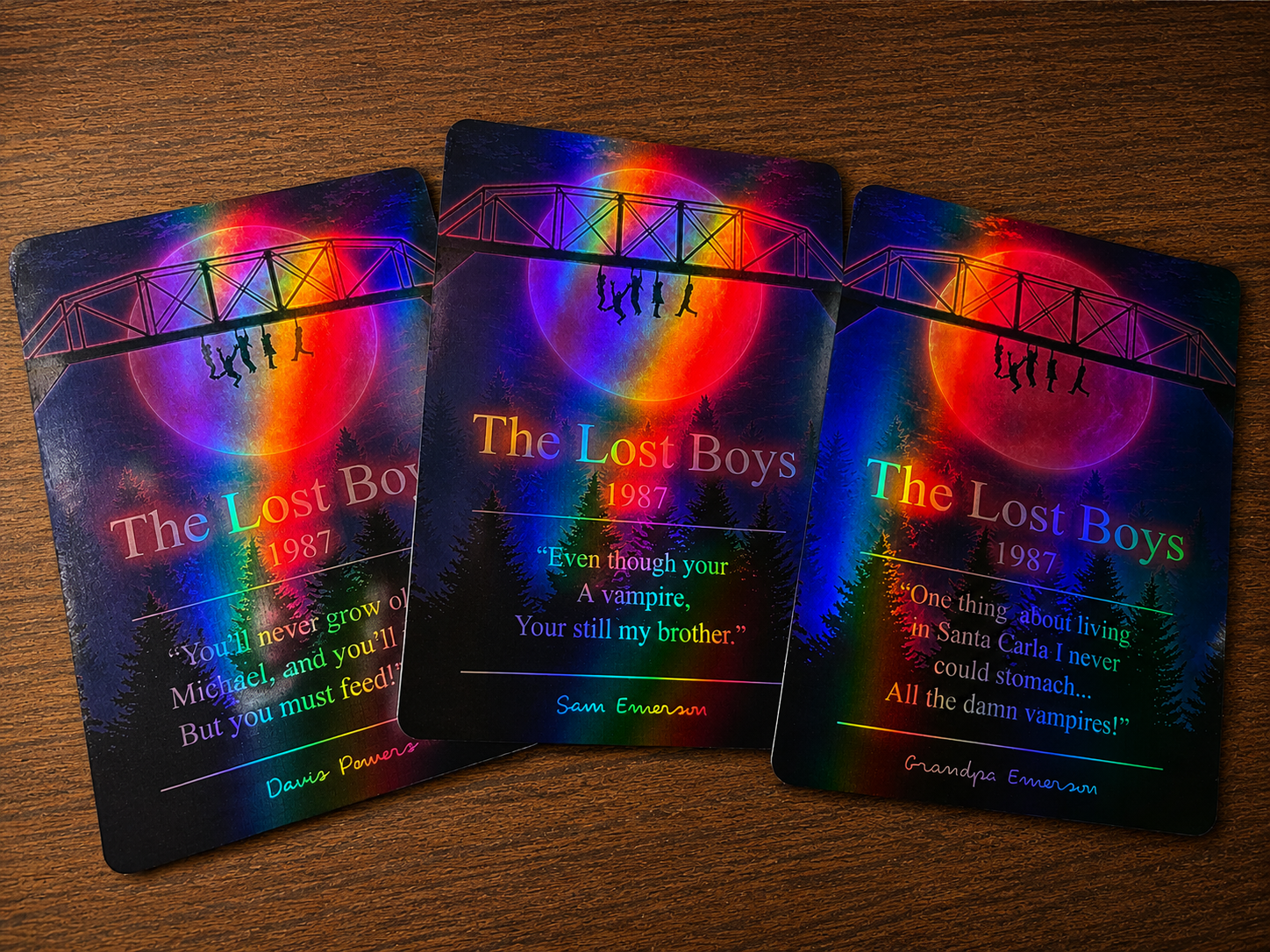 The Lost Boys (1987) Holographic Metal Print