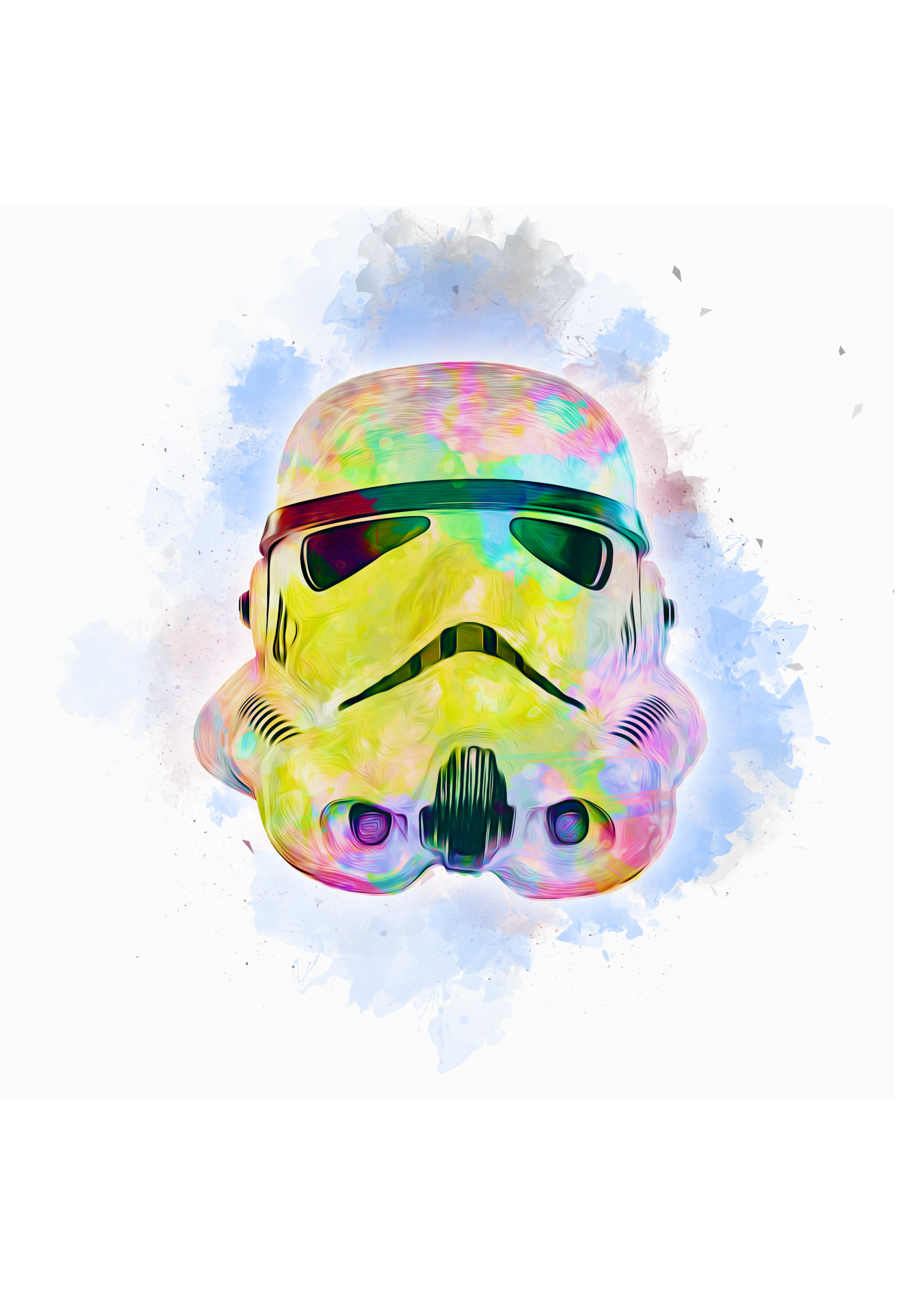 Sci-Fi trooper themed design - A4 printed on 250GSM card