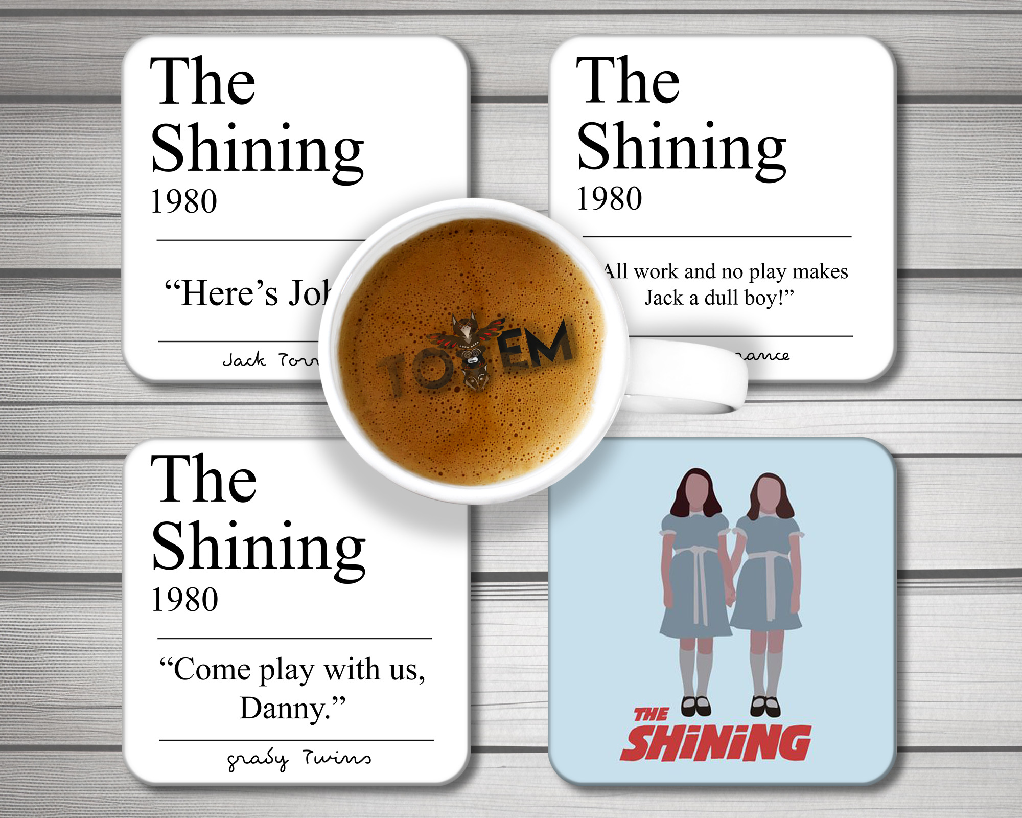 The Shining Quote Coaster