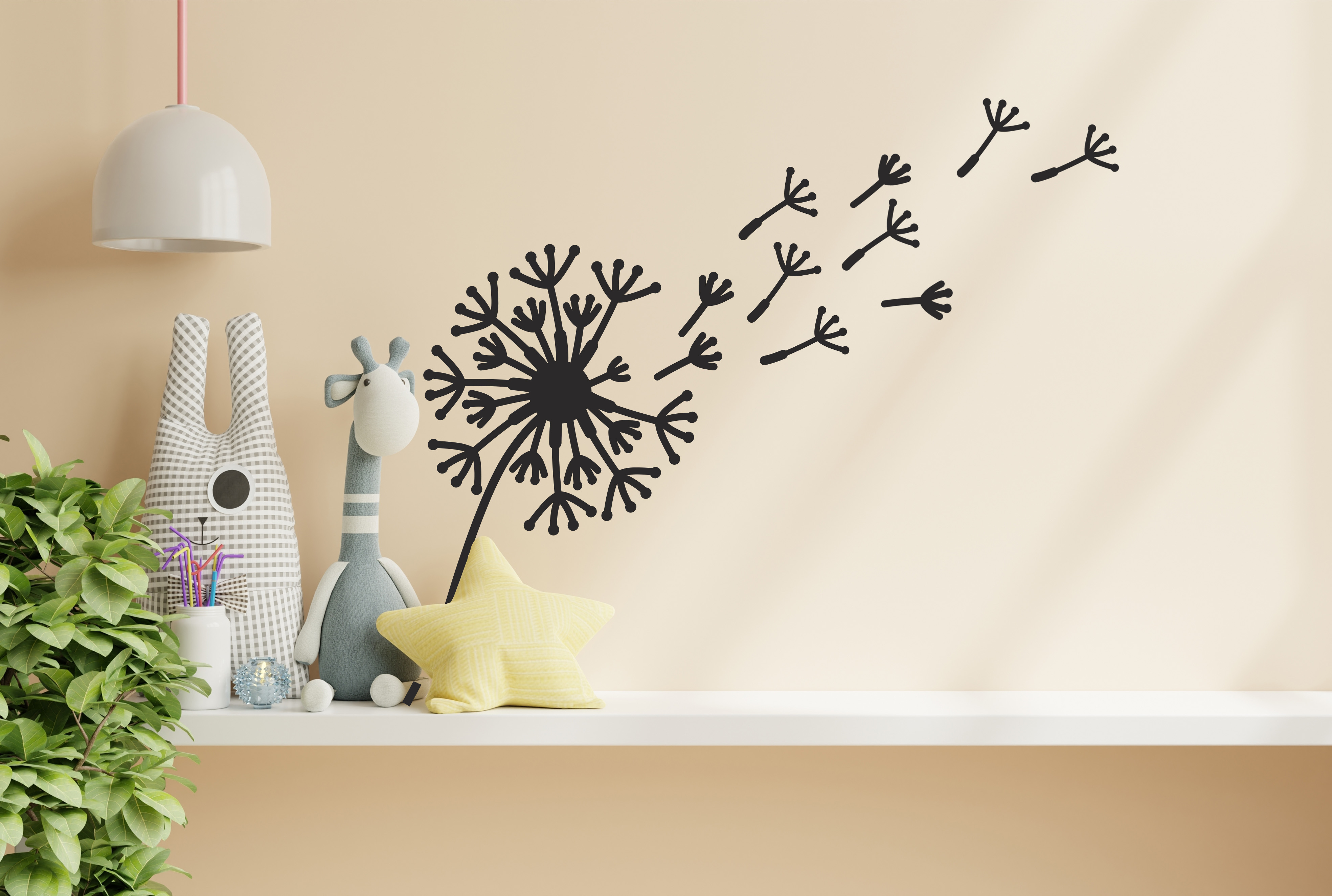 Dandelion Wall Sticker available in different sizes