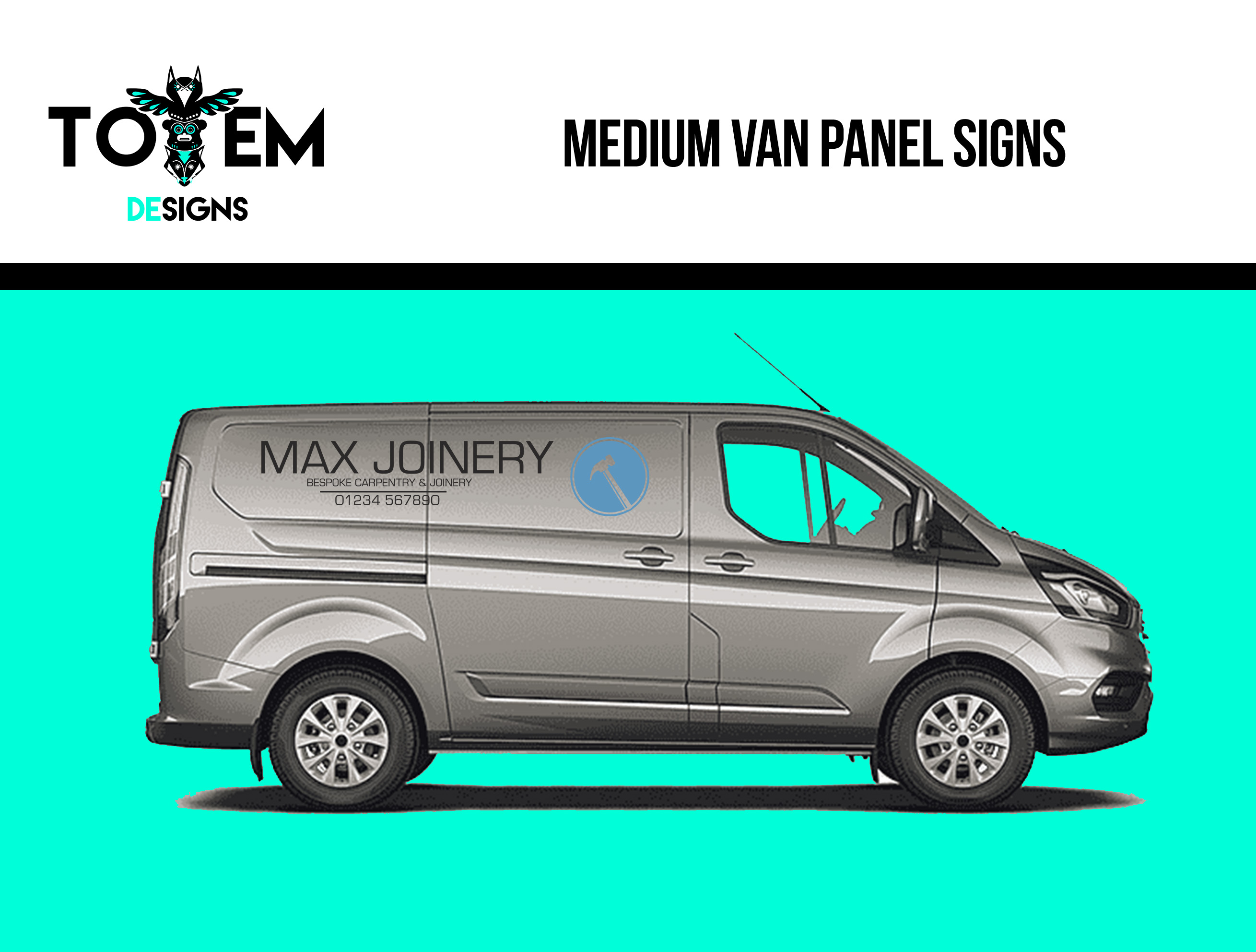 Medium Van Panel Signs