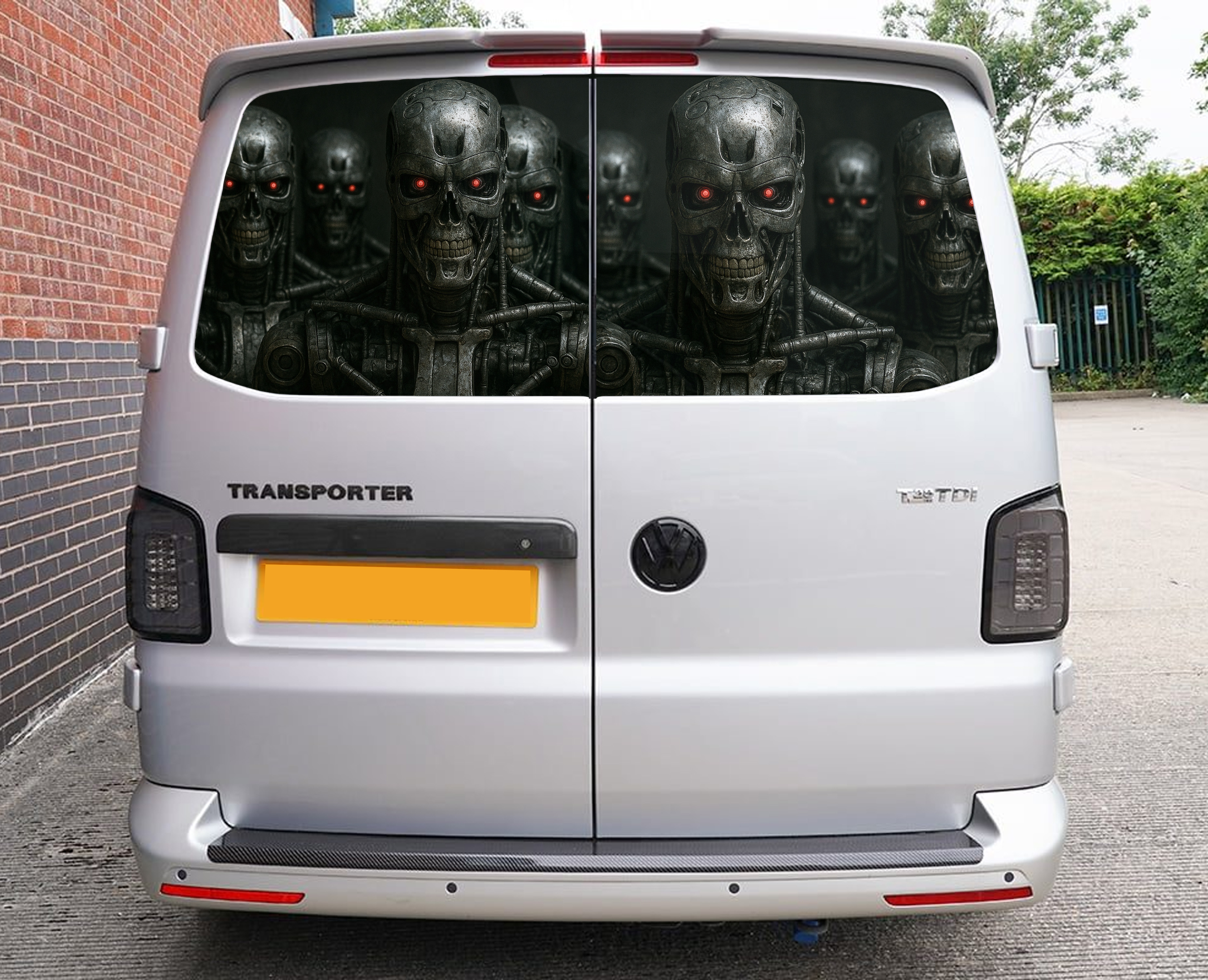 sci fi robot panel wrap - 2 designs to choose from