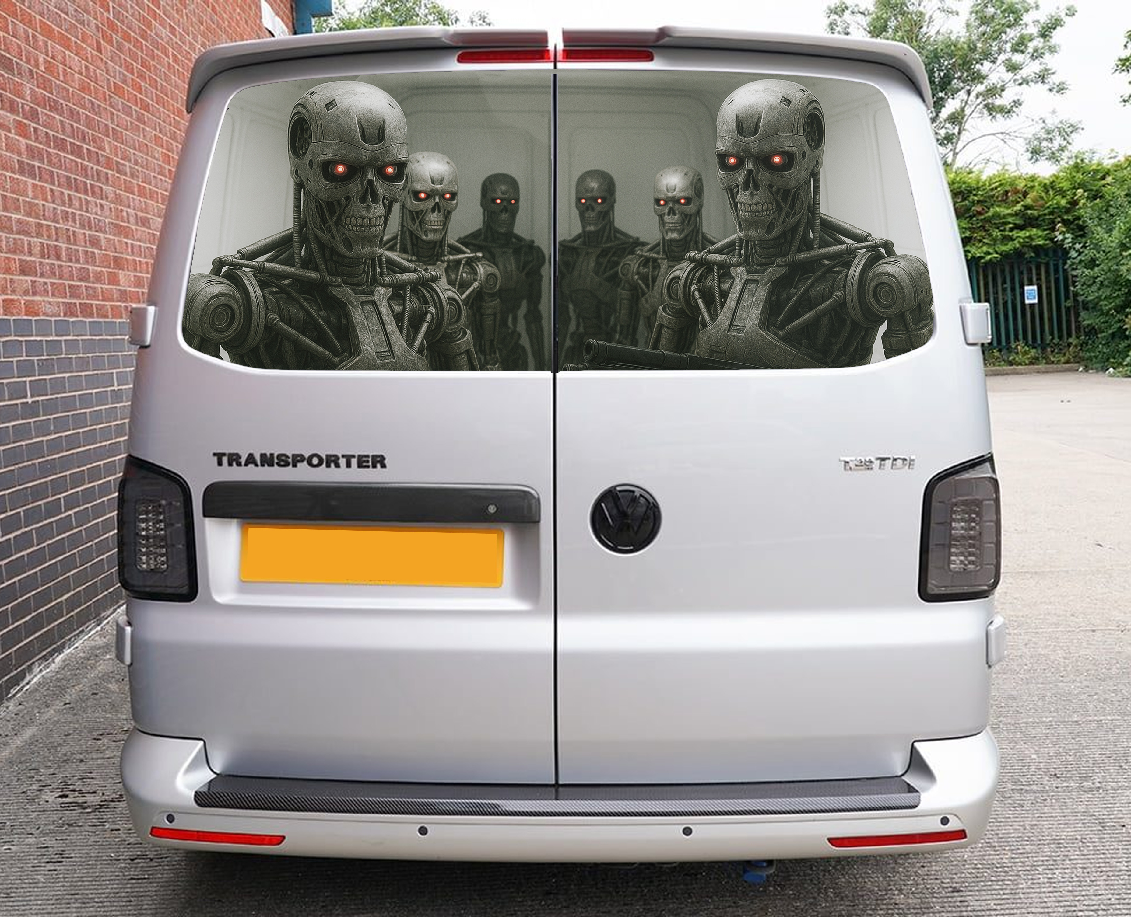 sci fi robot panel wrap - 2 designs to choose from