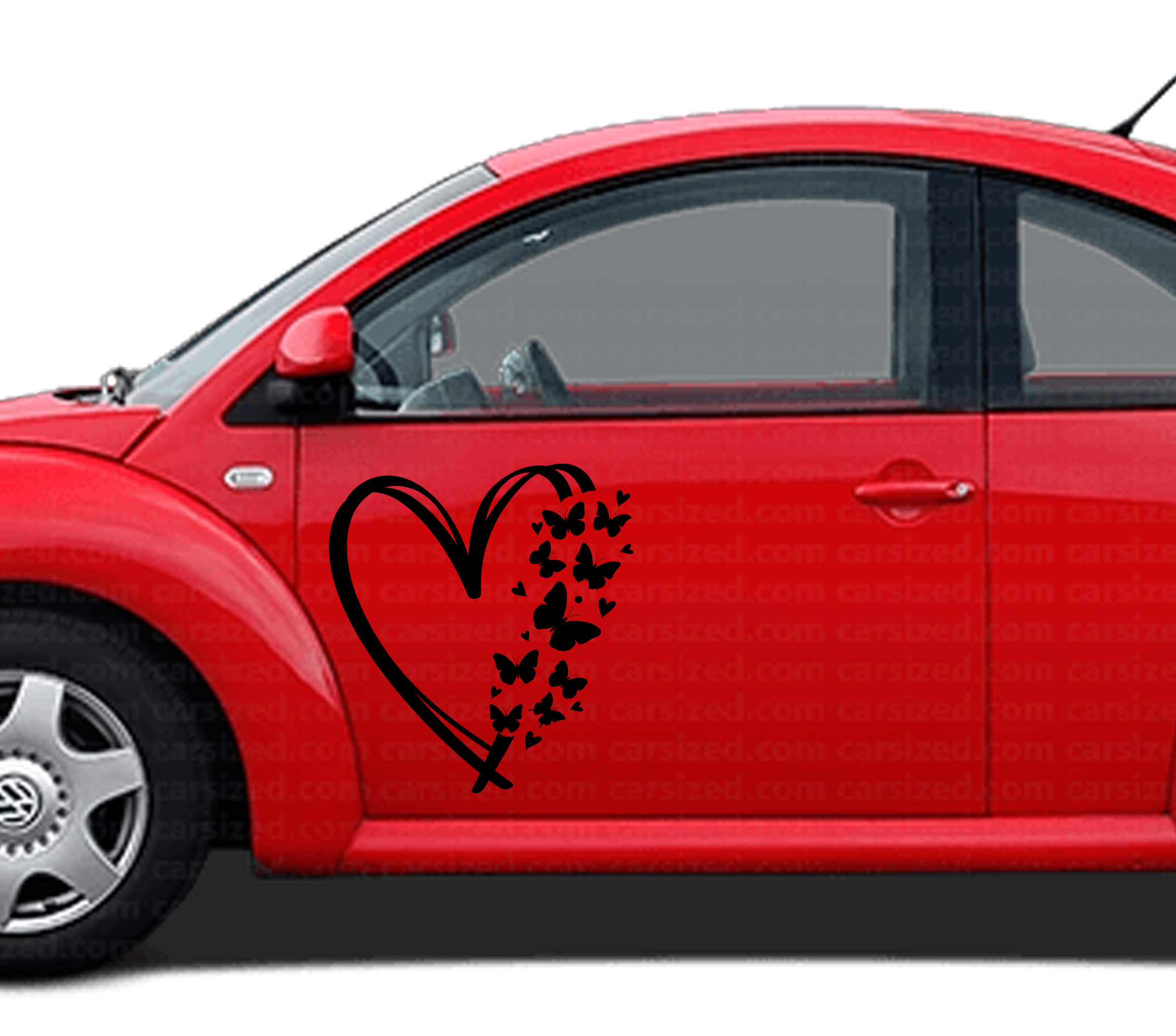 Butterfly Heart vehicle sticker
