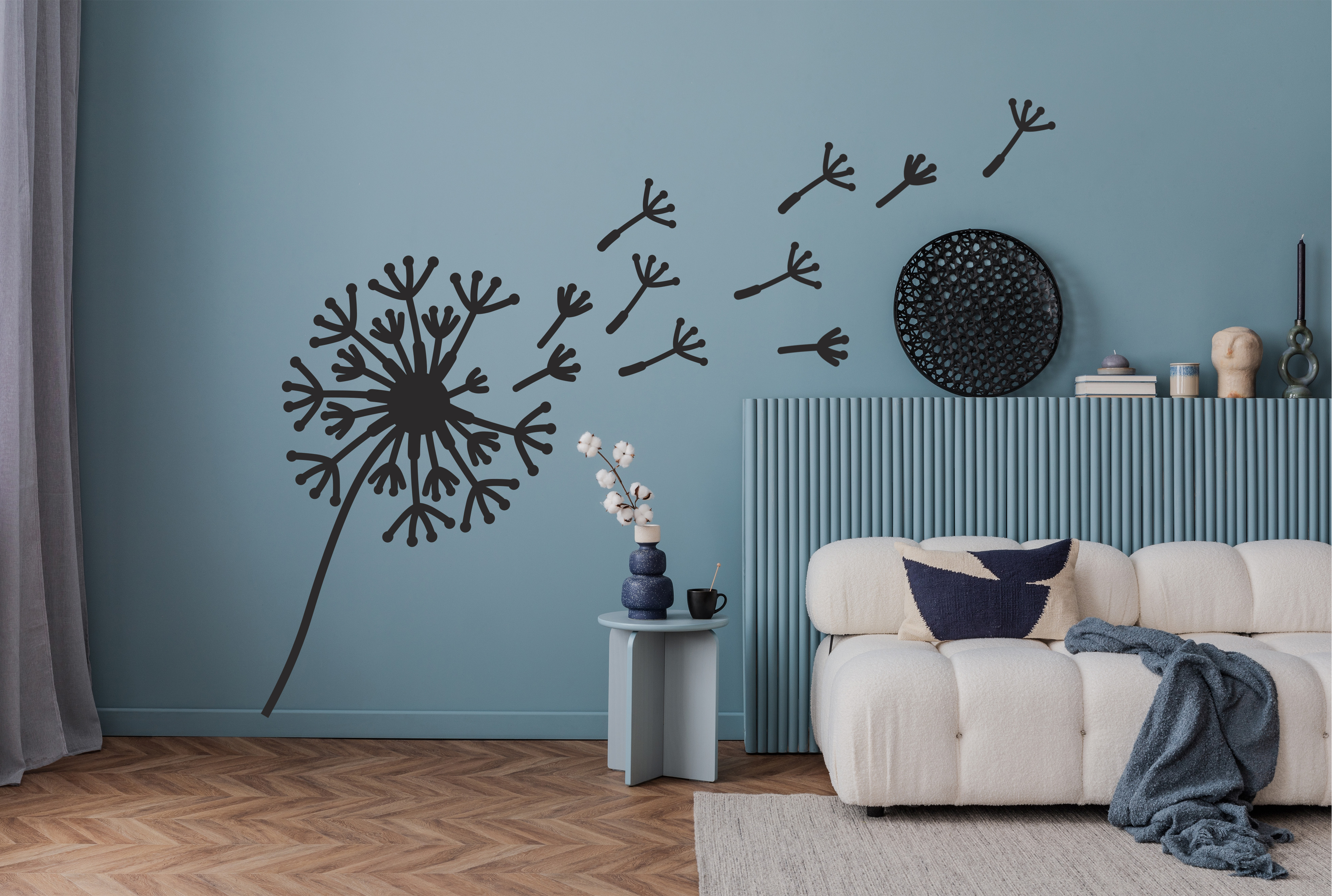 Dandelion Wall Sticker available in different sizes