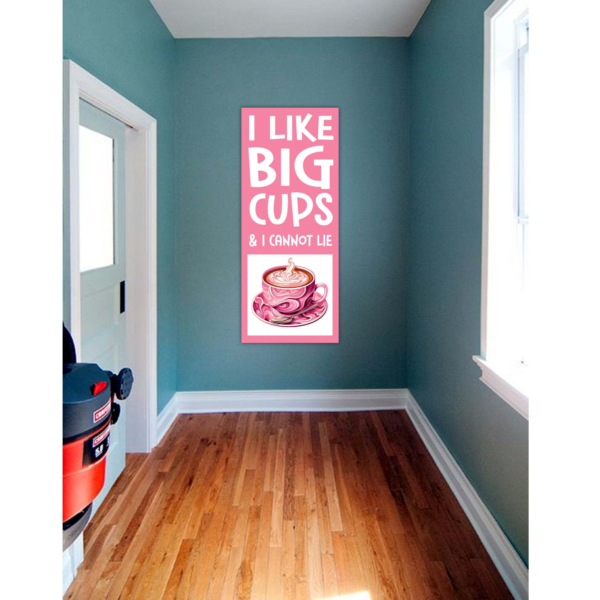 Fun Coffee themed adhesive wall mural