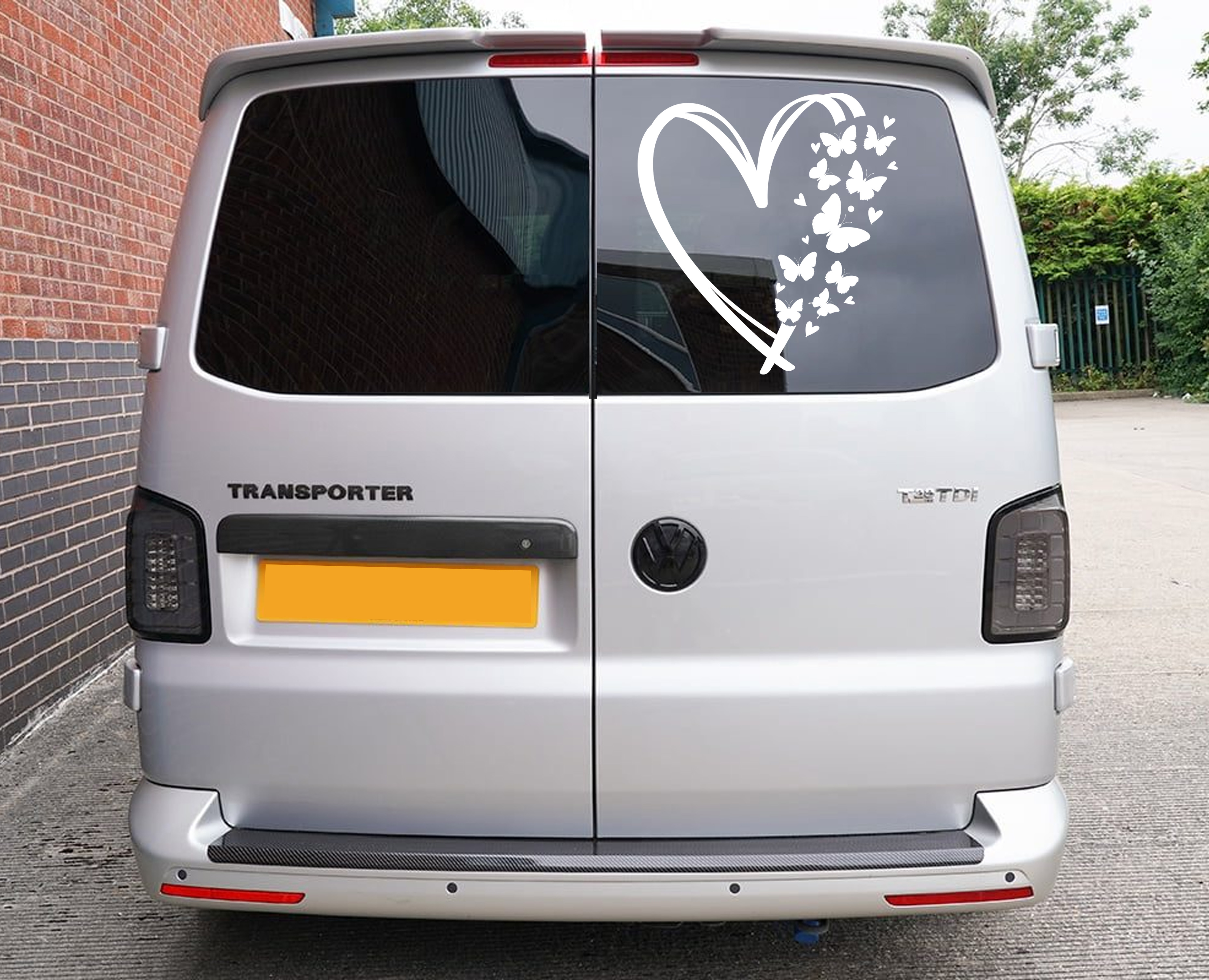Butterfly Heart vehicle sticker