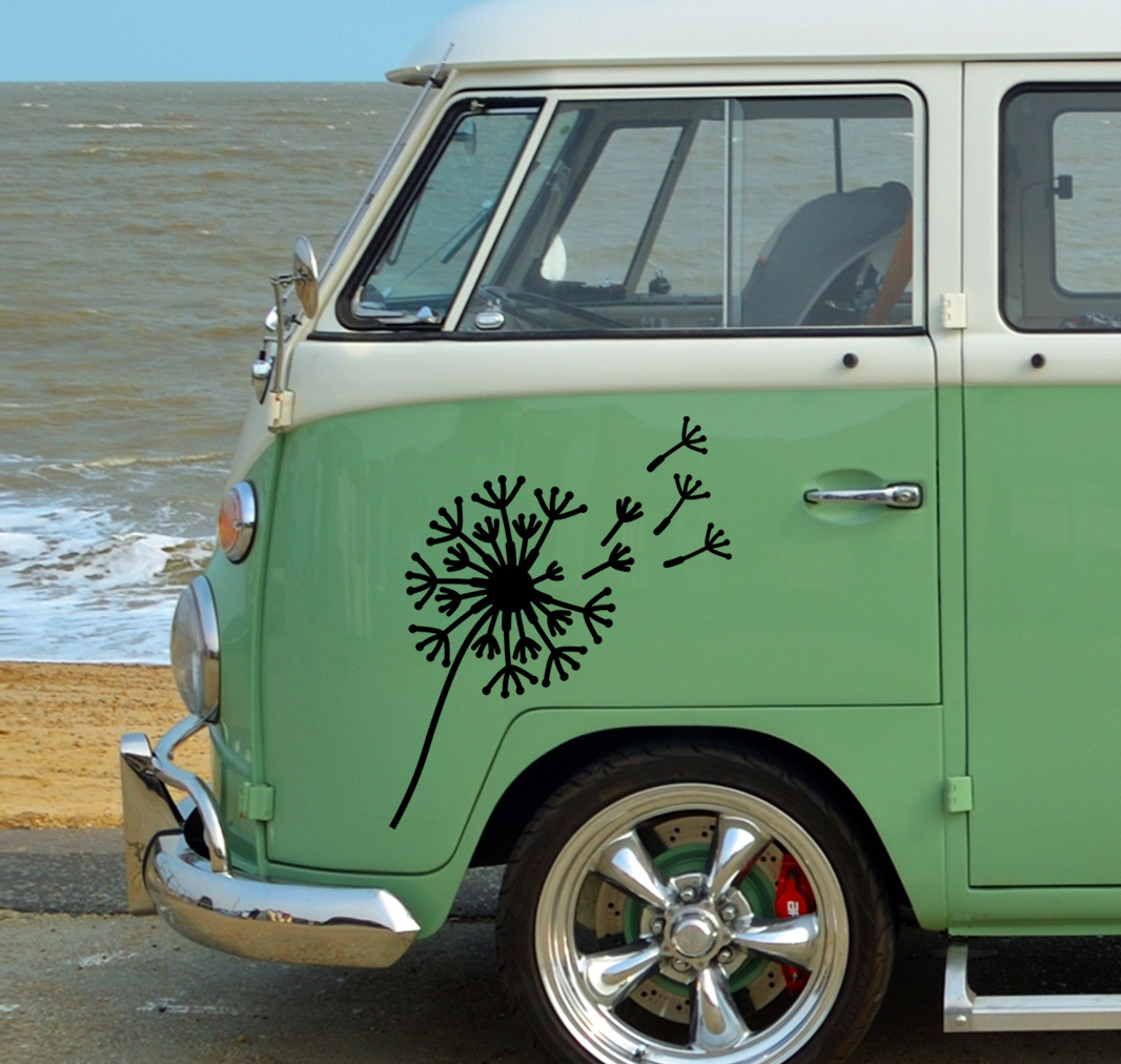 dandelion vehicle sticker