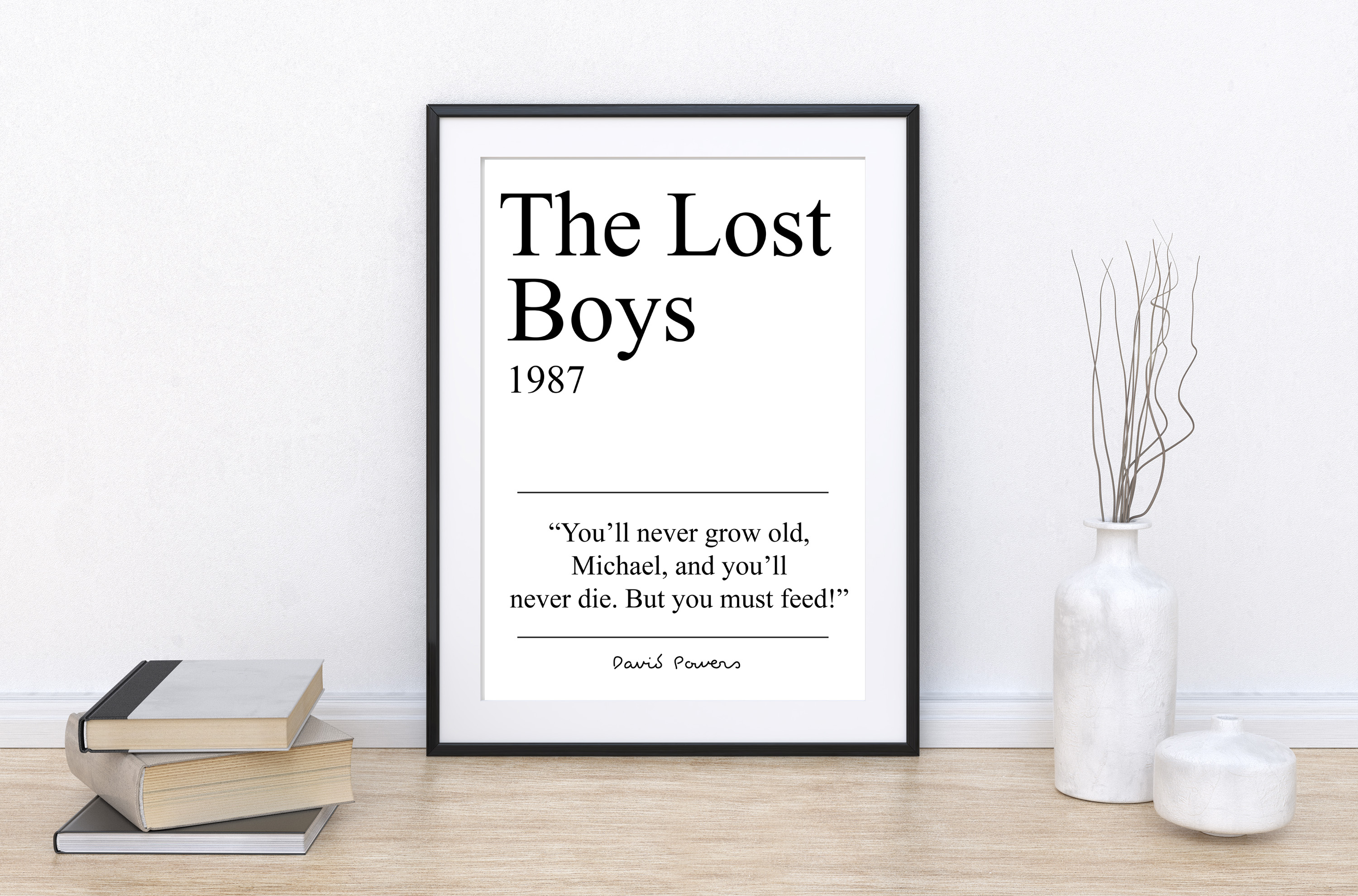 The Lost boys A4 card print