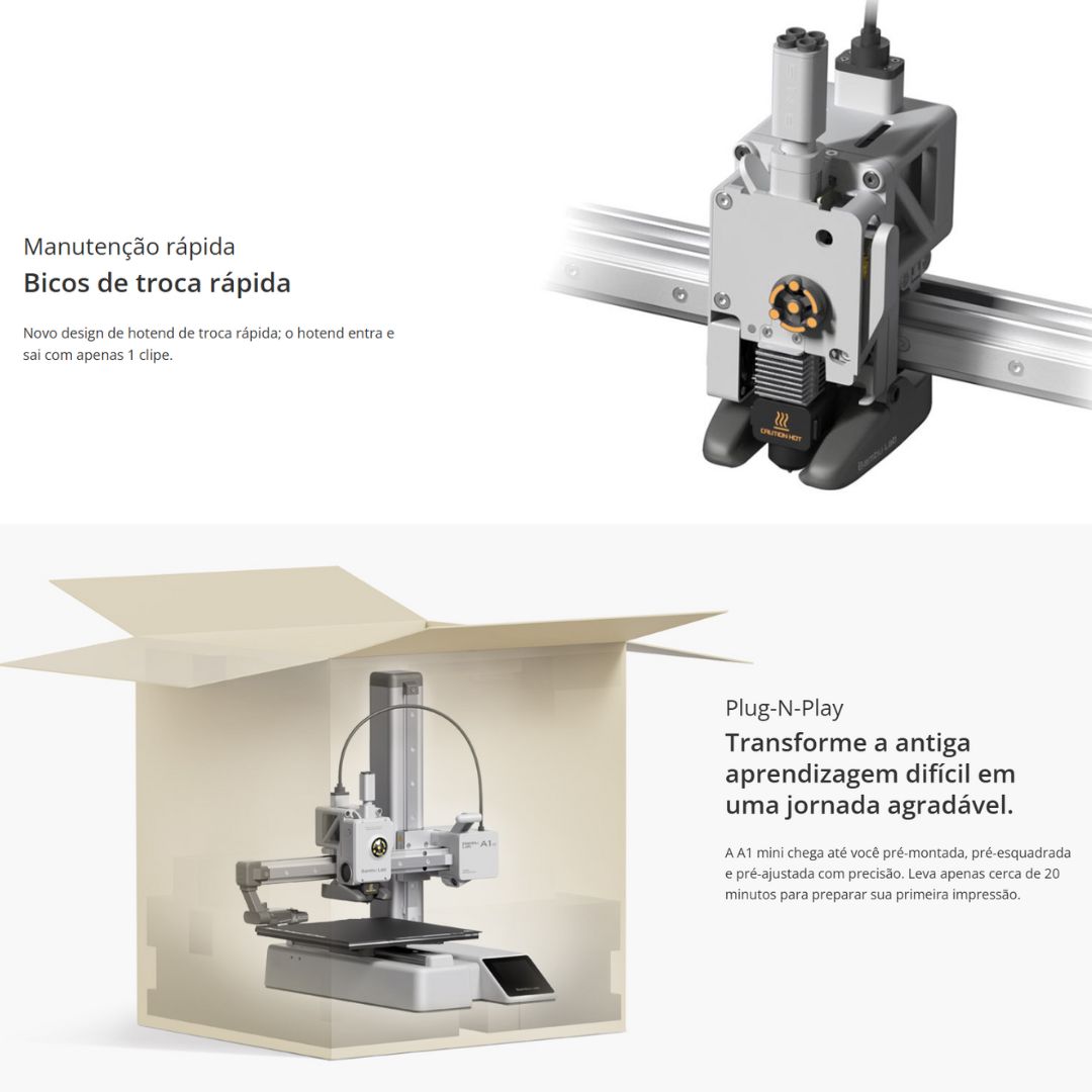 Impressora Bambu Lab A1 Mini