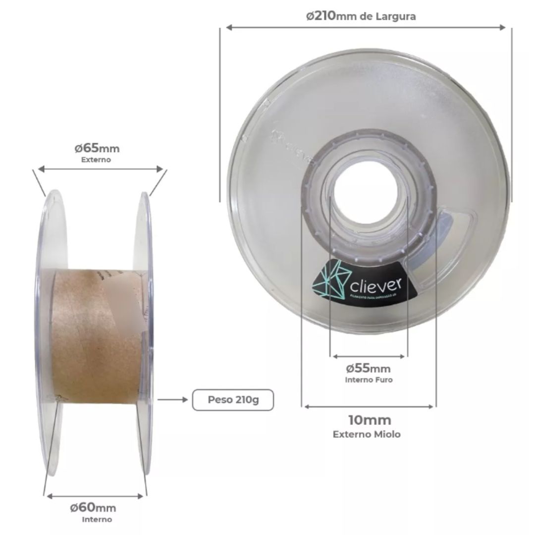 Filamento PETg Cliever