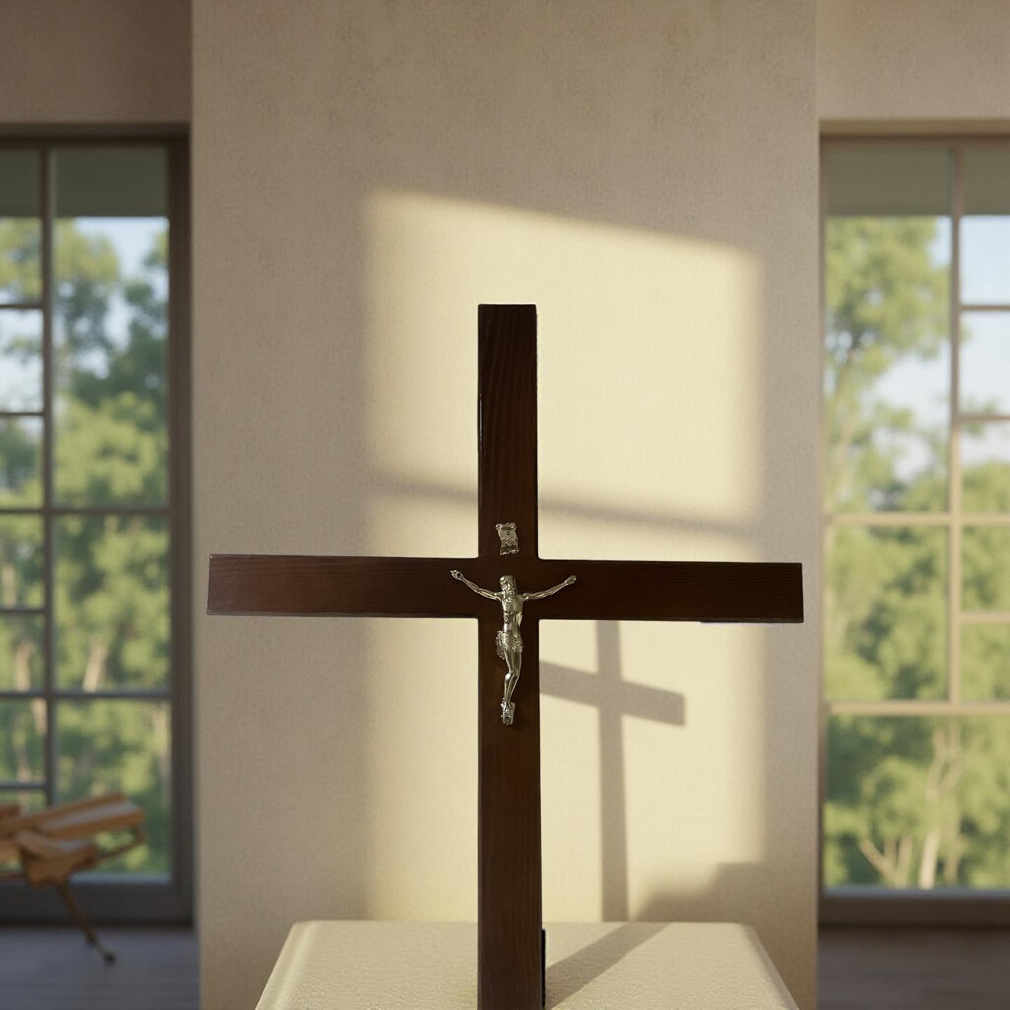 Laikinas paminklas medinis kryžius