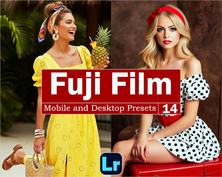  14 Fujifilm PREMIUM Lightroom Presets | For Desktop & Mobile
