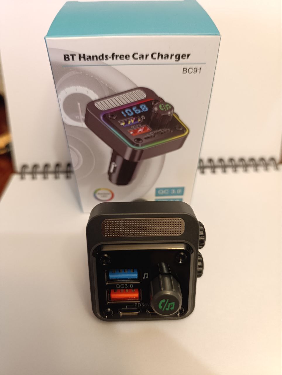 Bluetooth FM-трансмітер BC91