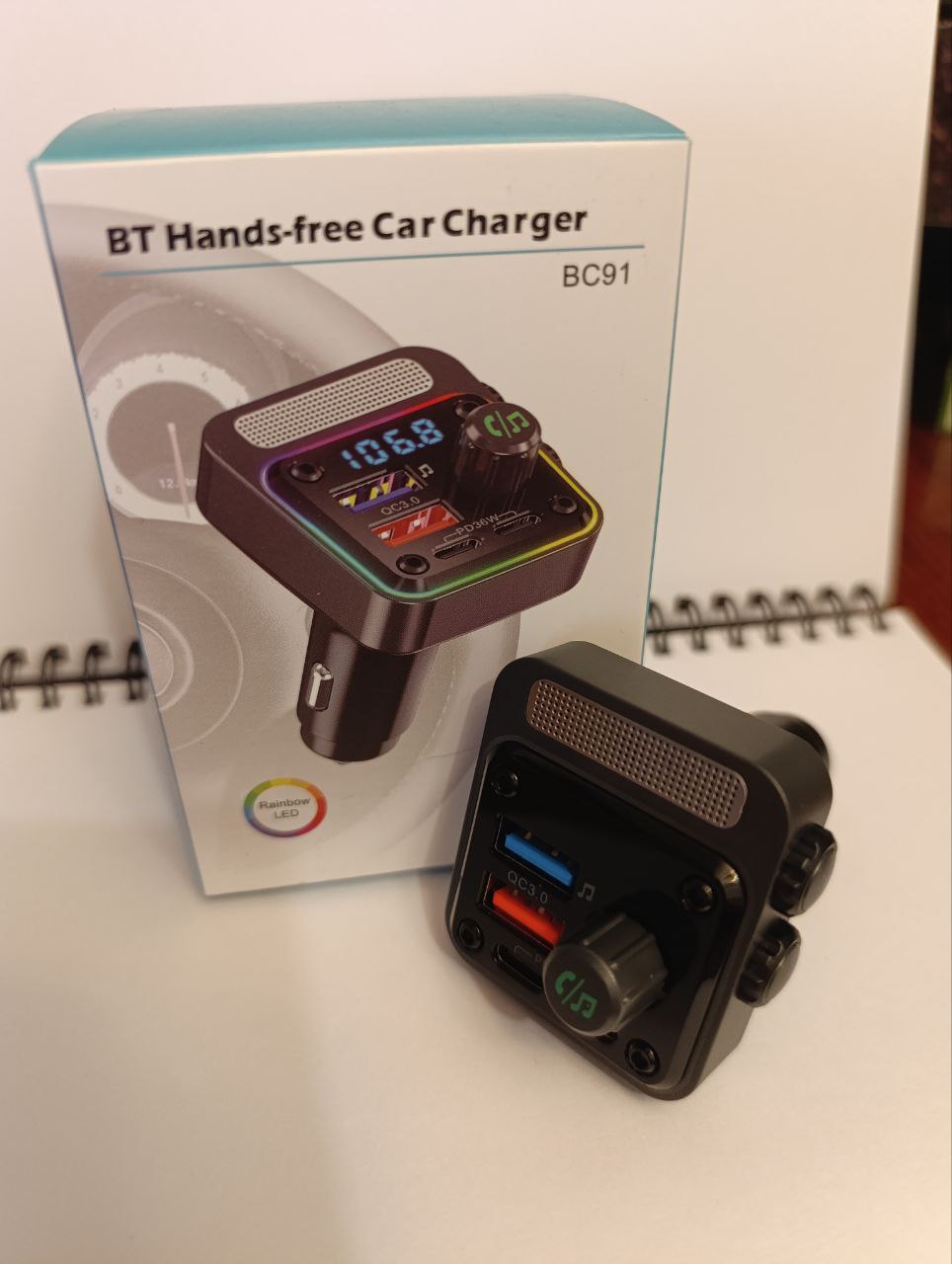 Bluetooth FM-трансмітер BC91