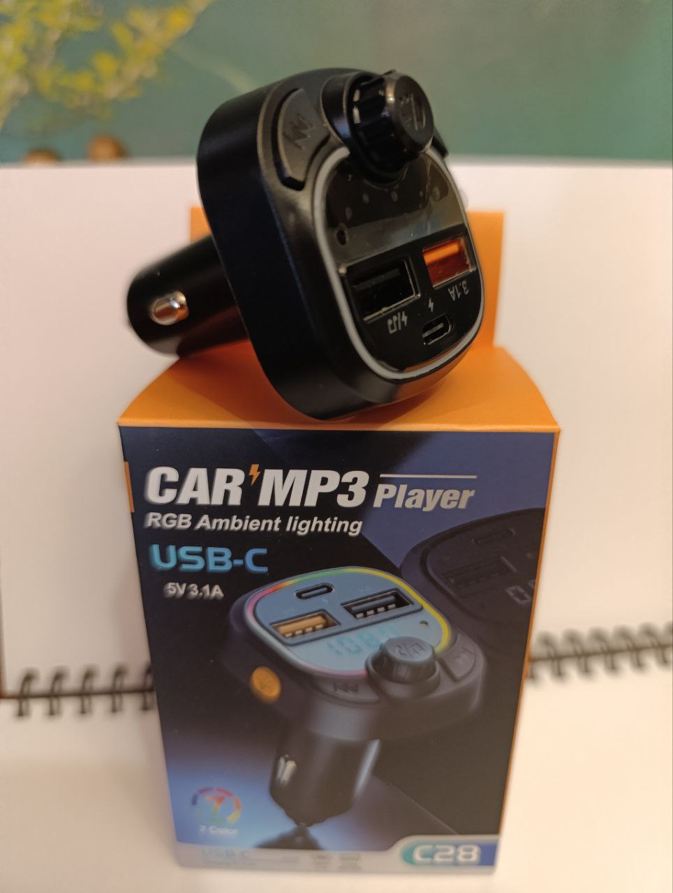 Bluetooth FM-трансмітер C28