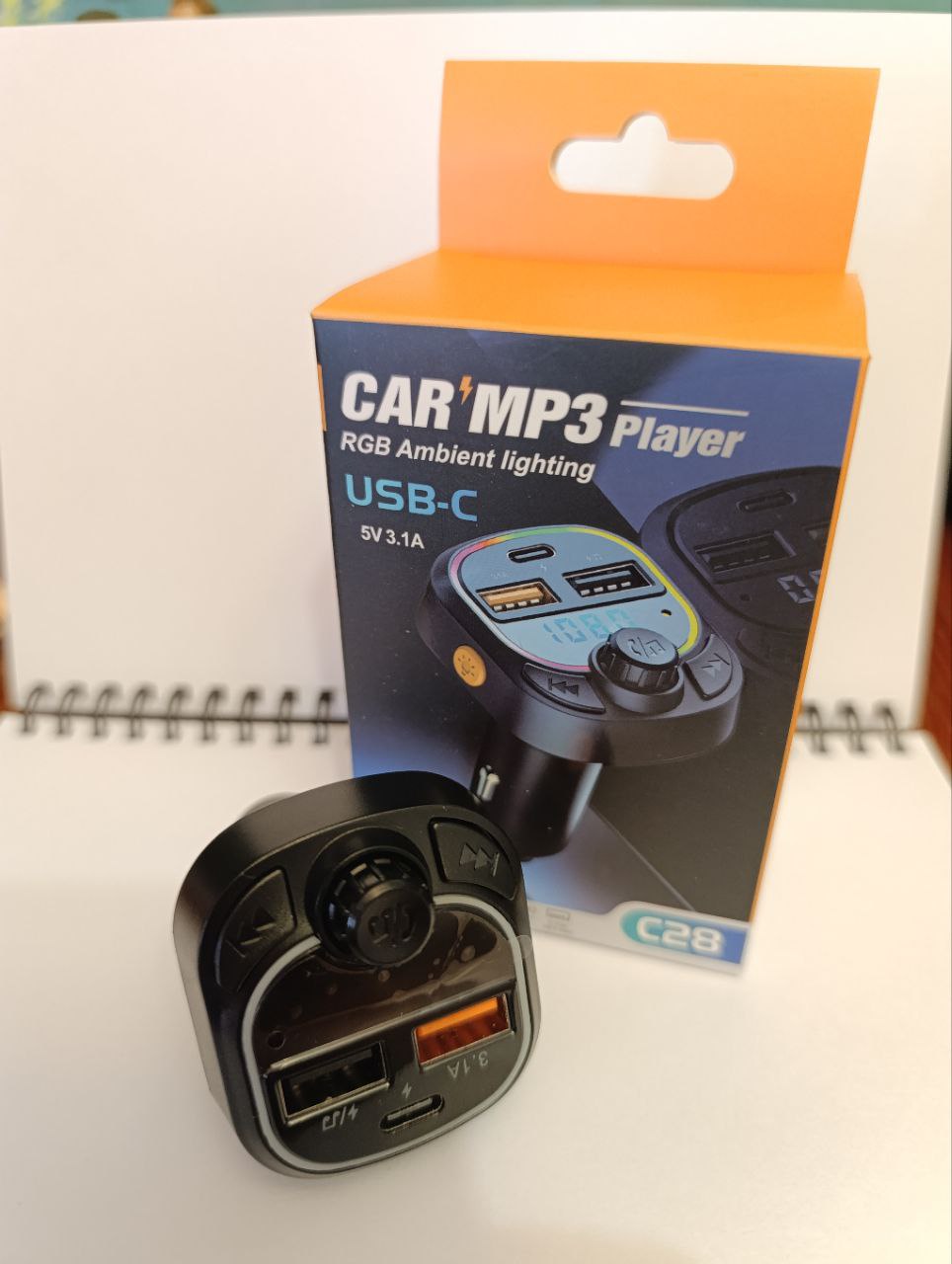 Bluetooth FM-трансмітер C28