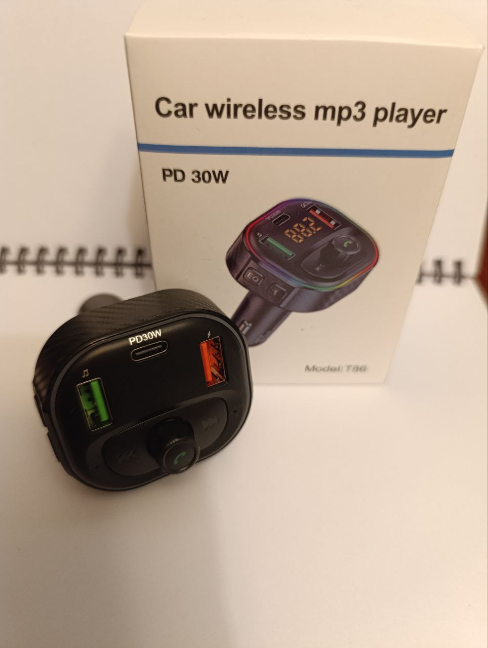 Bluetooth FM-трансмітер Т86