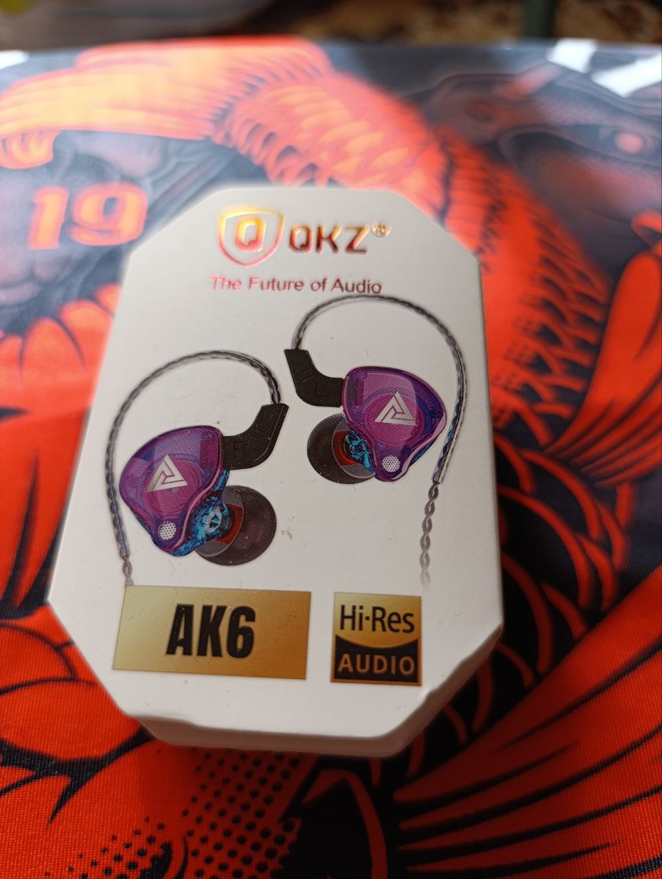 HiFi навушники AK6 фіолетові