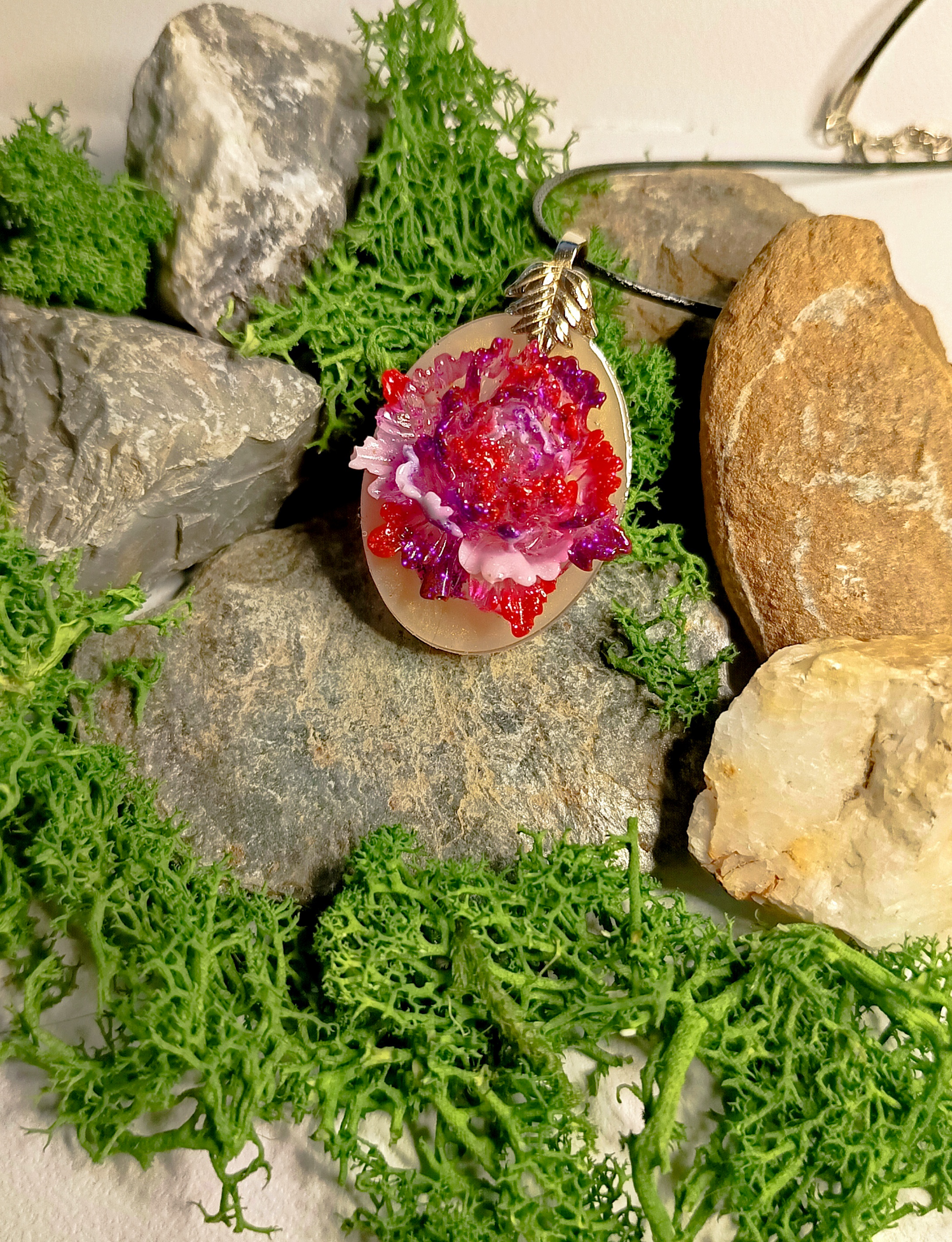 Collier Pendentif Fleur