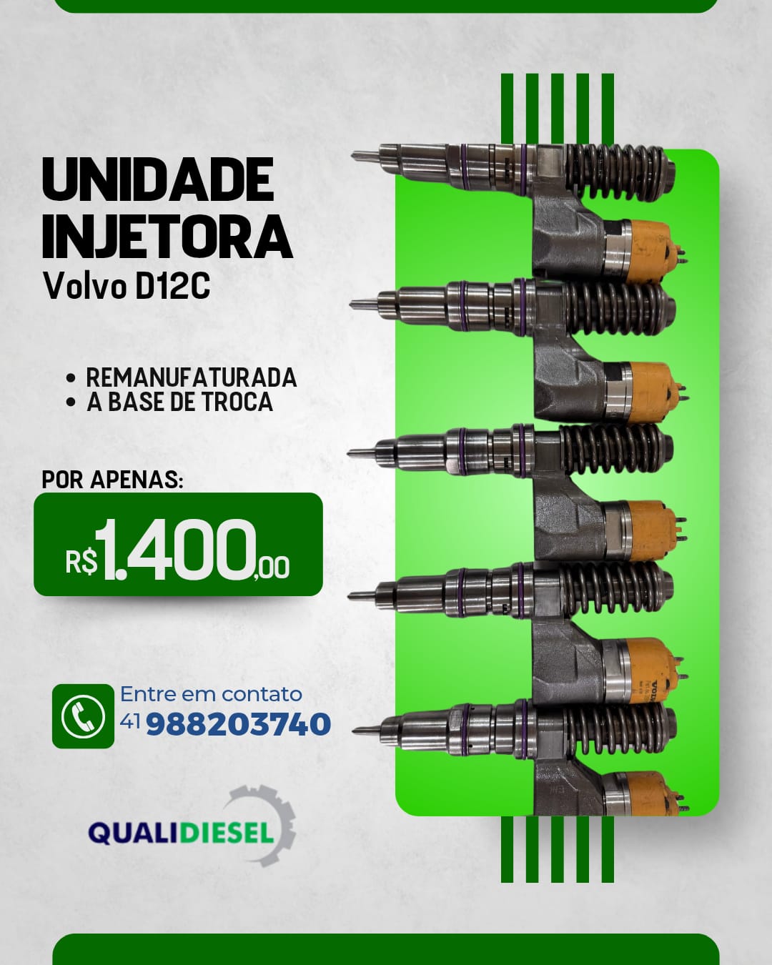 UNIDADE INJETORA VOLVO D12C