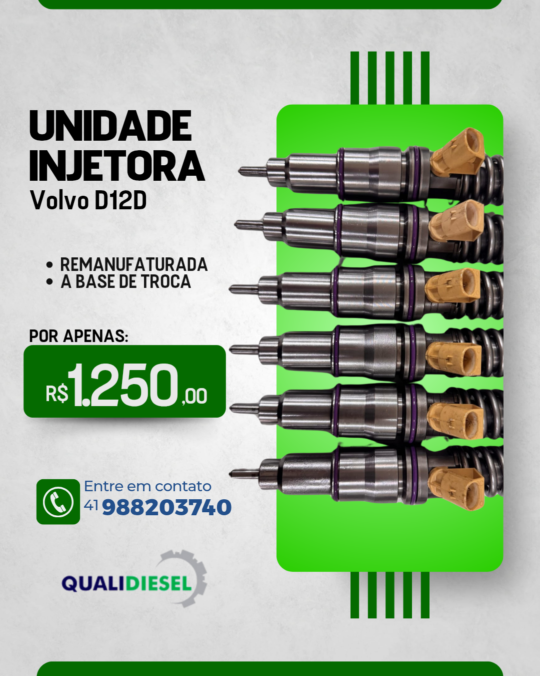 UNIDADE INJETORA VOLVO D12D