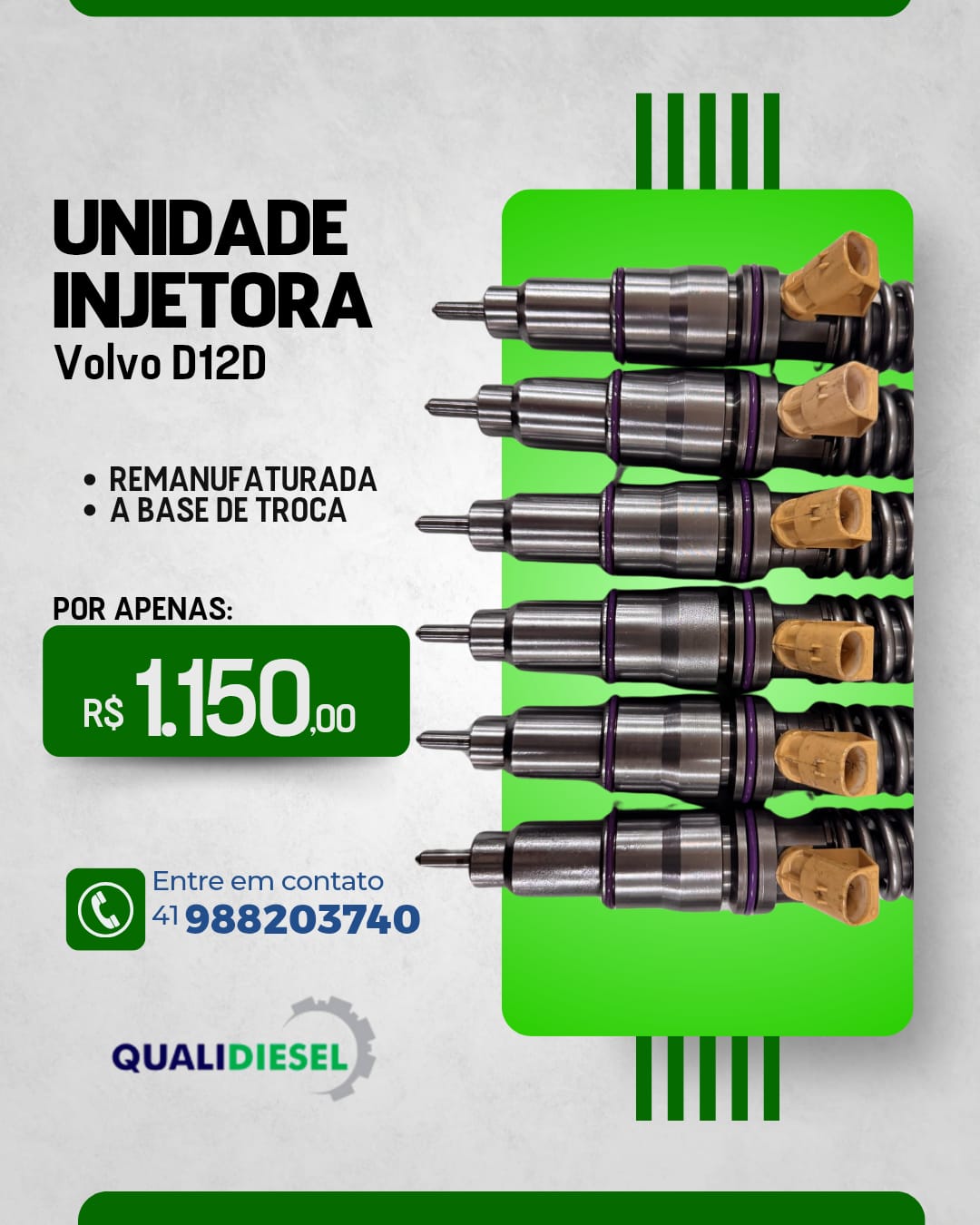 UNIDADE INJETORA VOLVO D12D