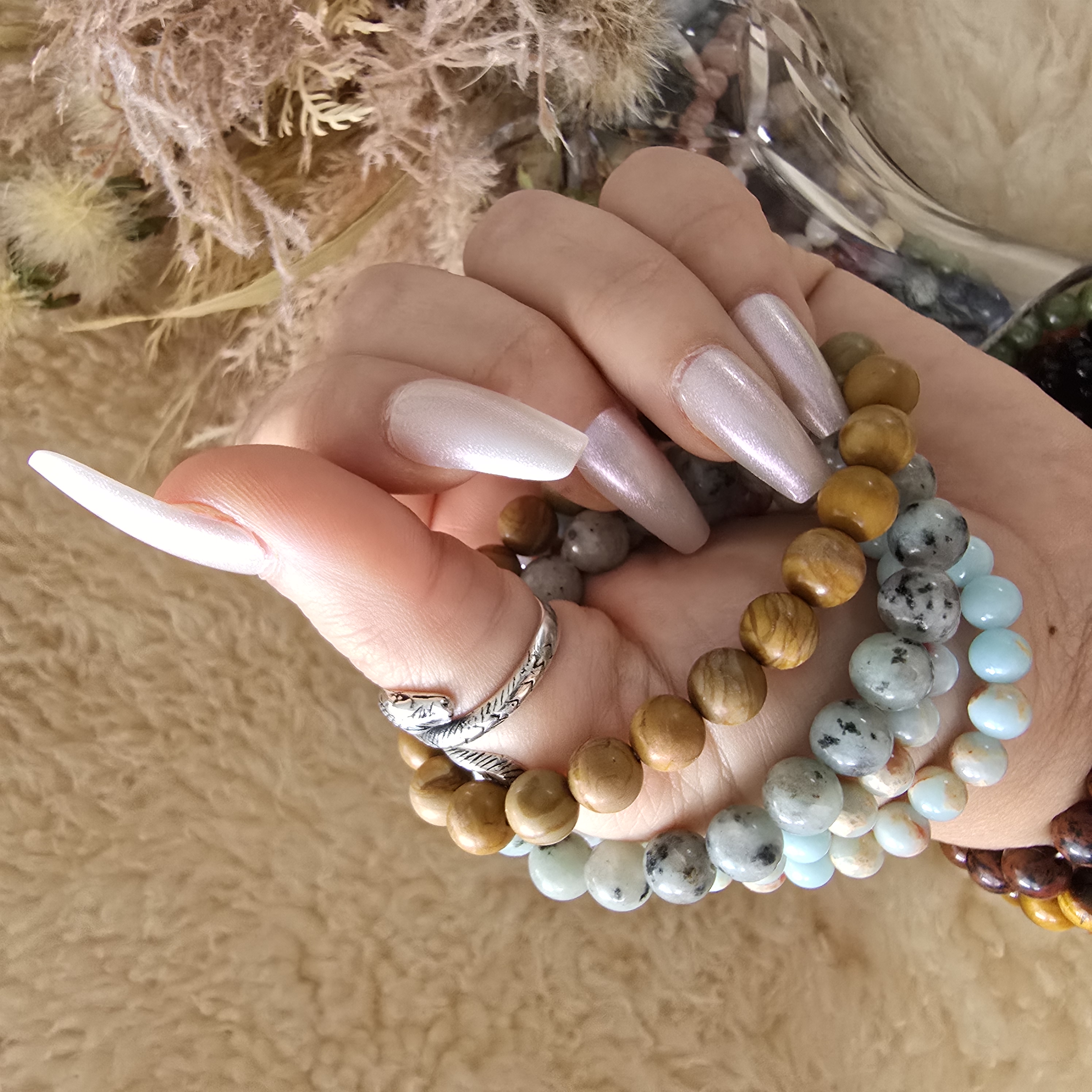 Intuitively Chosen Crystal Bracelet Stack